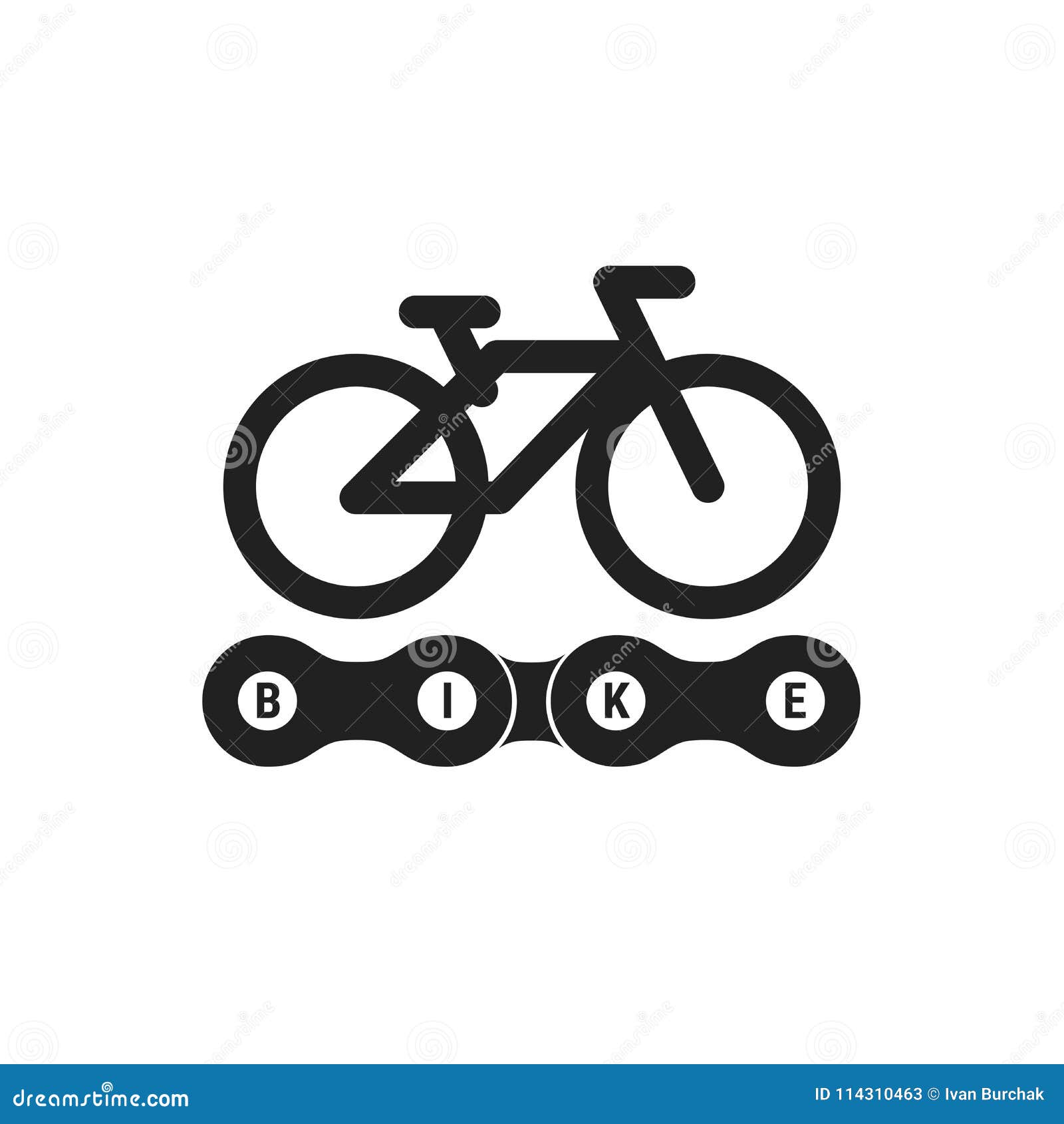 Emblema Del Vector Del Club De La Bici O De La Bicicleta Ilustración del  Vector - Ilustración de retro, favorable: 114310463