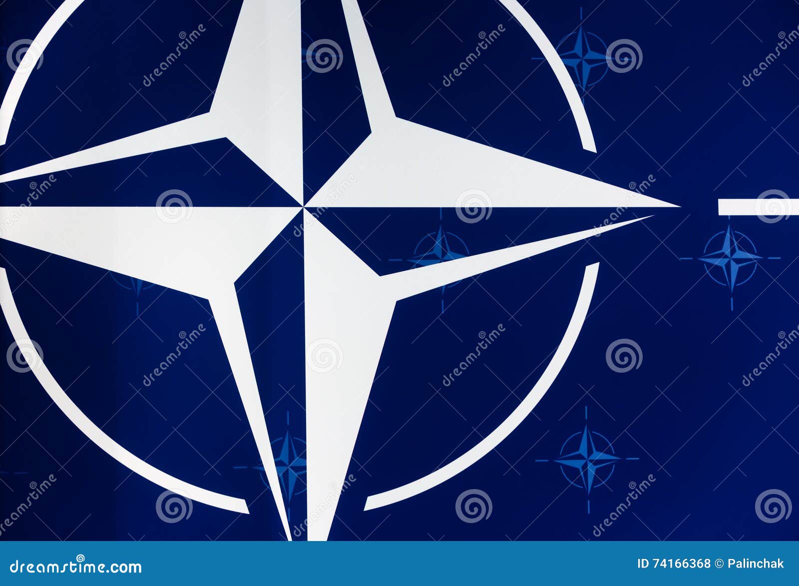Organizzazione Del Trattato Dell'atlantico Del Nord Fondatori Emblema Dell'organizzazione Del Trattato Del Nord Atlantico Fotografia