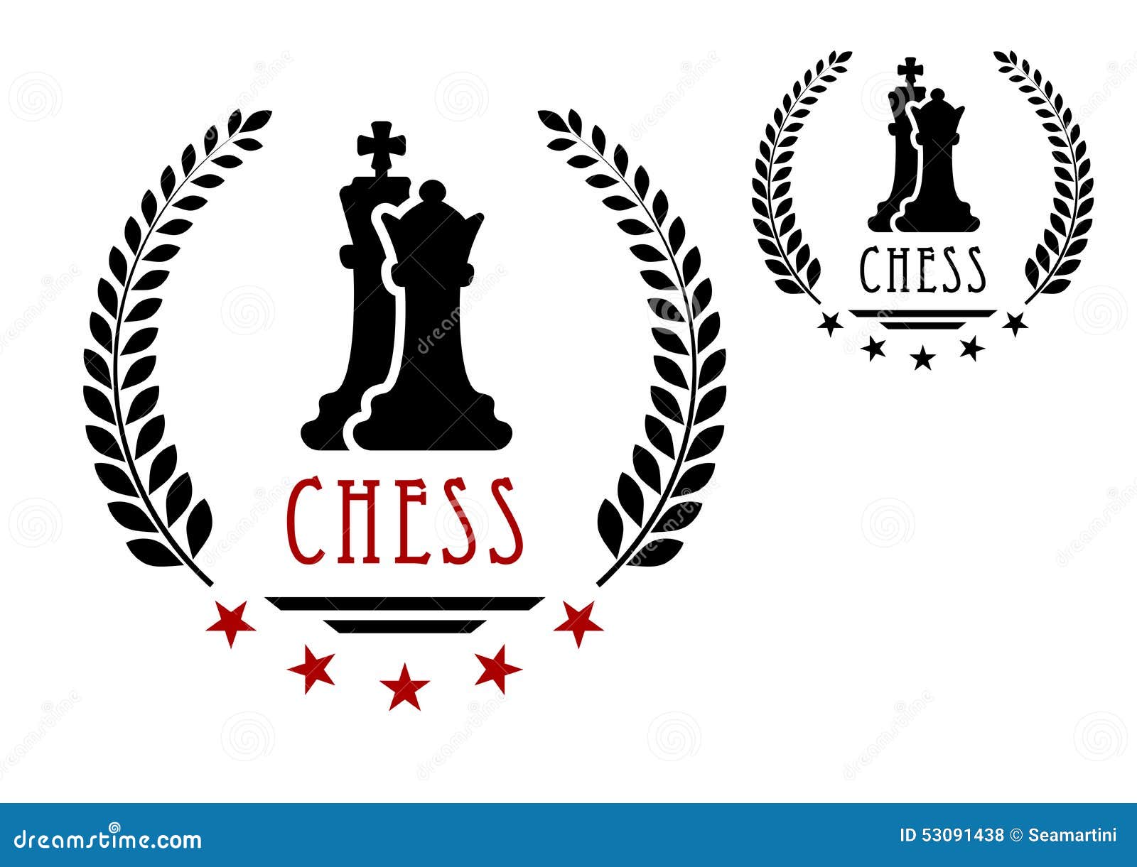 logotipo de xadrez. o rei no símbolo de xadrez com um fundo de tabuleiro de  xadrez. modelo de design de logotipo de campeonato de xadrez 14797918 Vetor  no Vecteezy