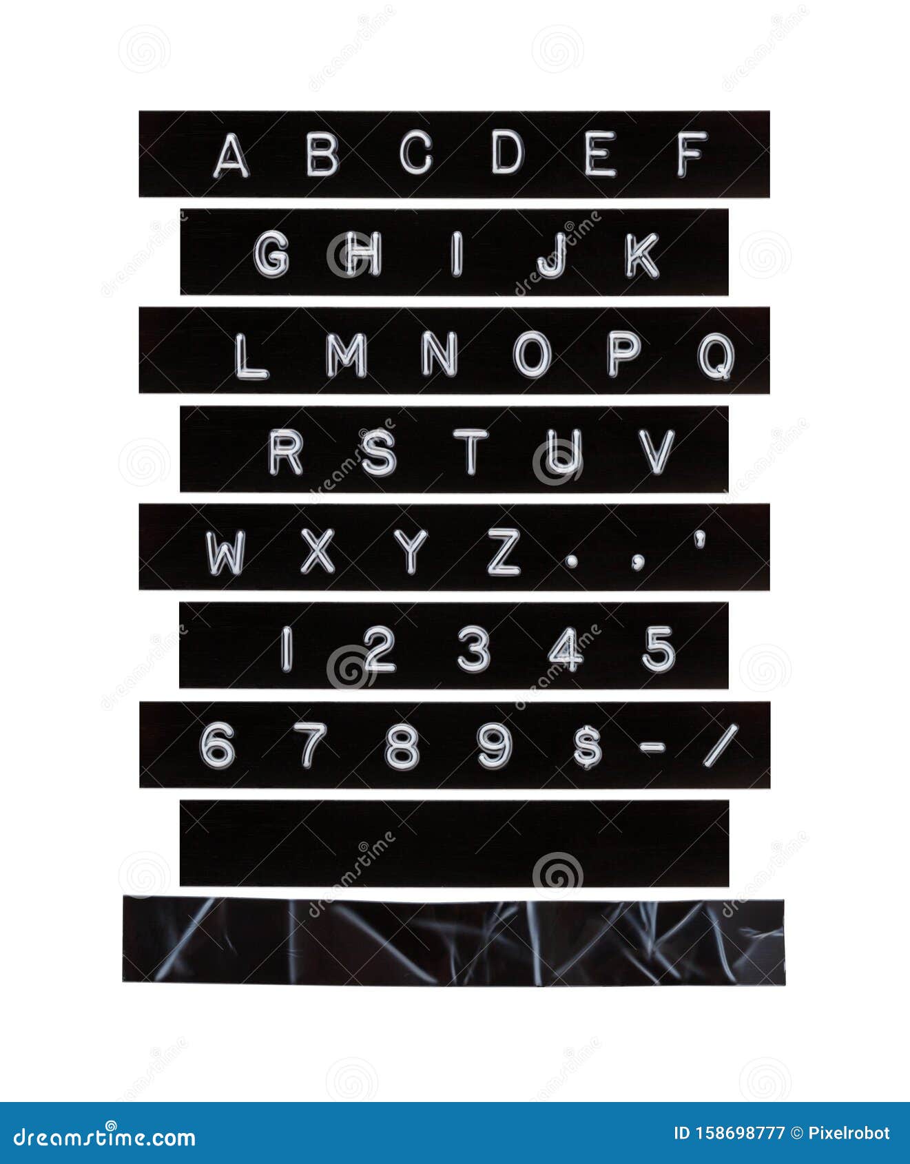 https://thumbs.dreamstime.com/z/embossed-alphabet-letter-tape-black-embossing-alphabet-tape-isolated-white-158698777.jpg