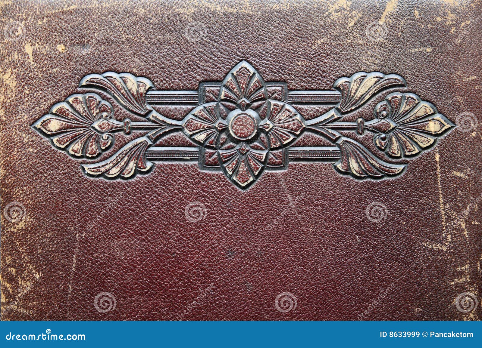 Embossed antique leather stock image. Image of leather 8633999