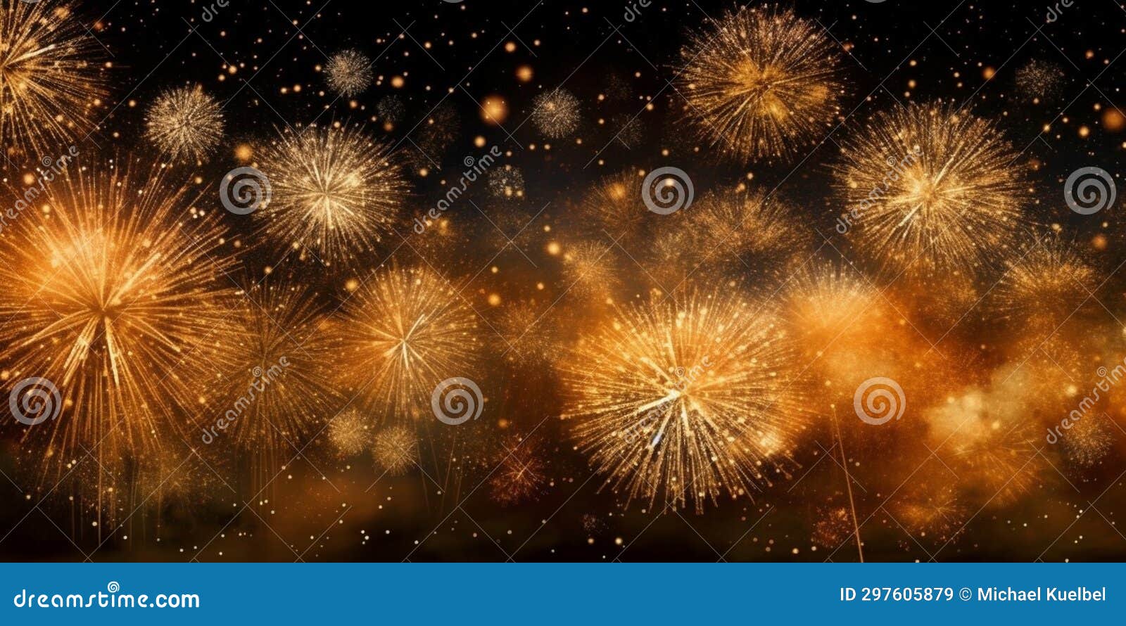embossed elegance fireworks in the night sky
