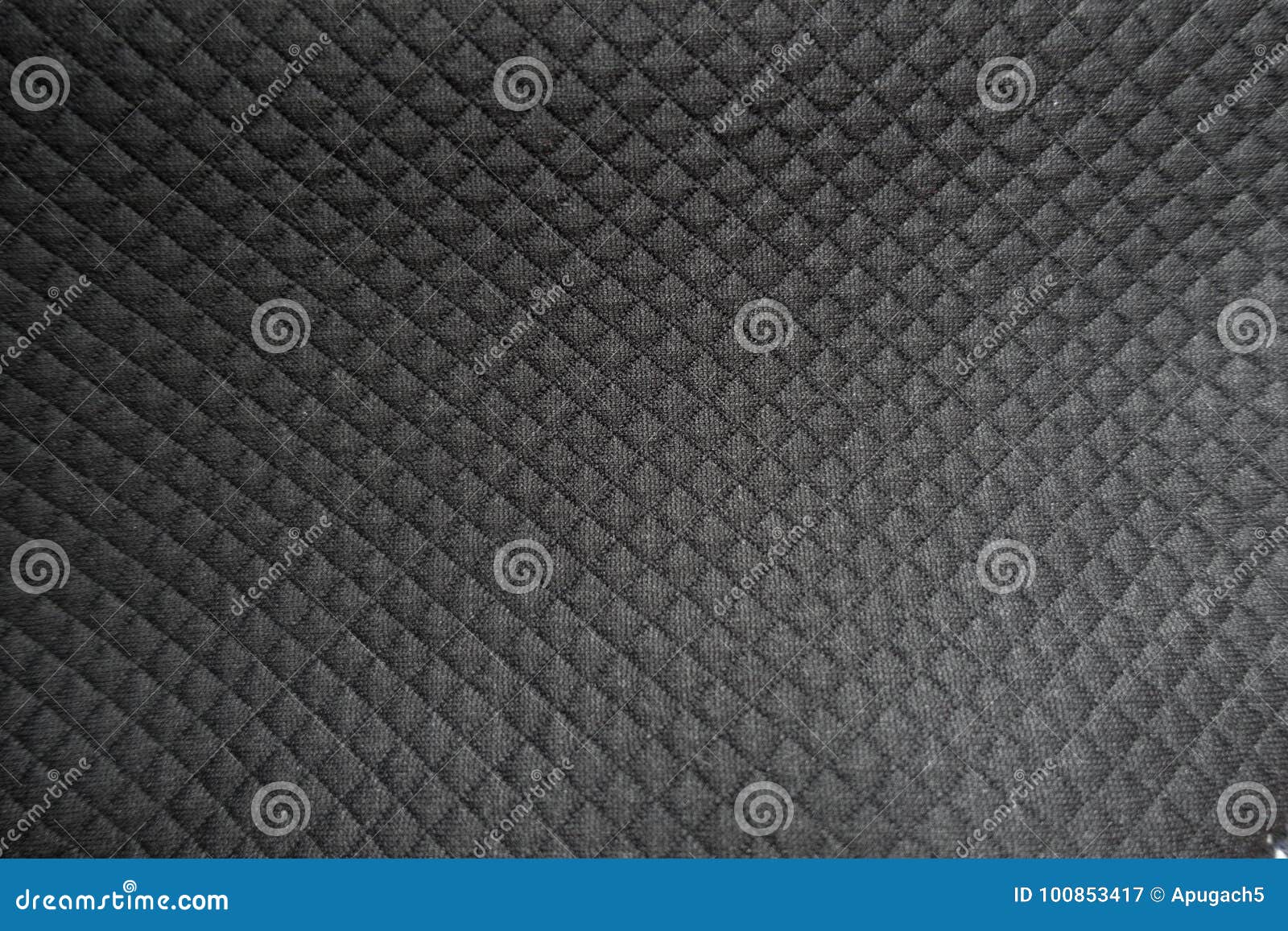 Embossed Pattern on Black Polyester Fabric Stock Image Image of