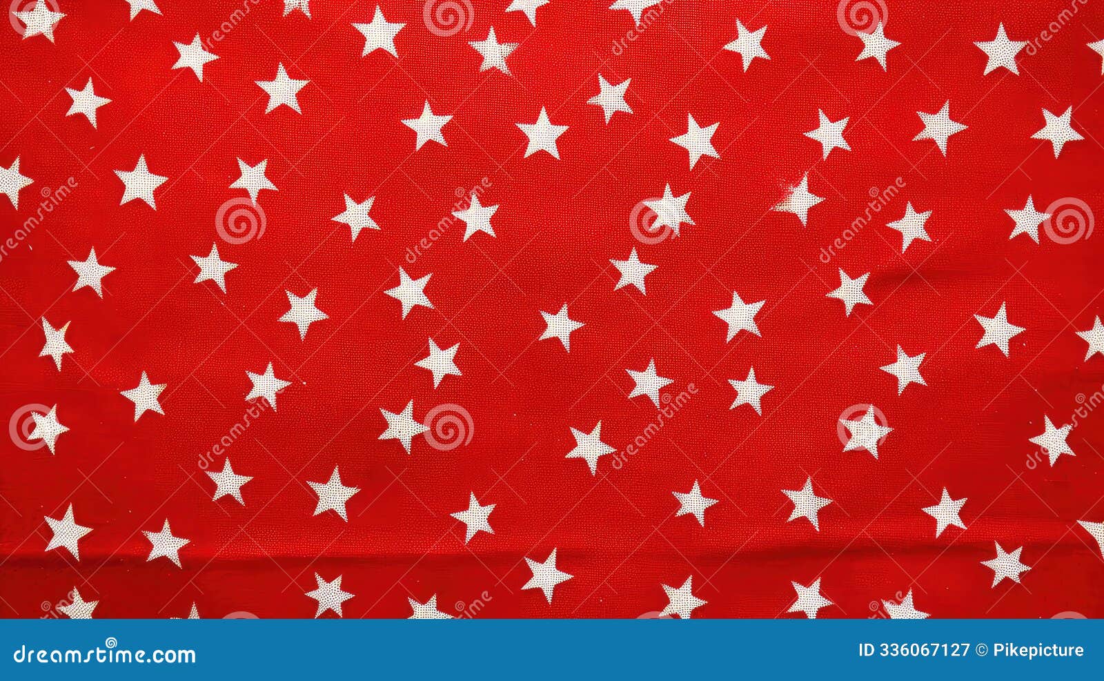 embroide red stars background
