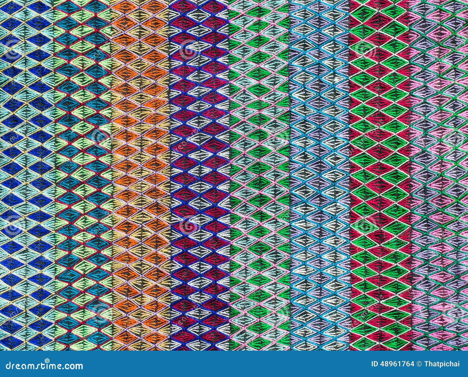 Embroidered fabric texture stock photo. Image of crochet 48961764