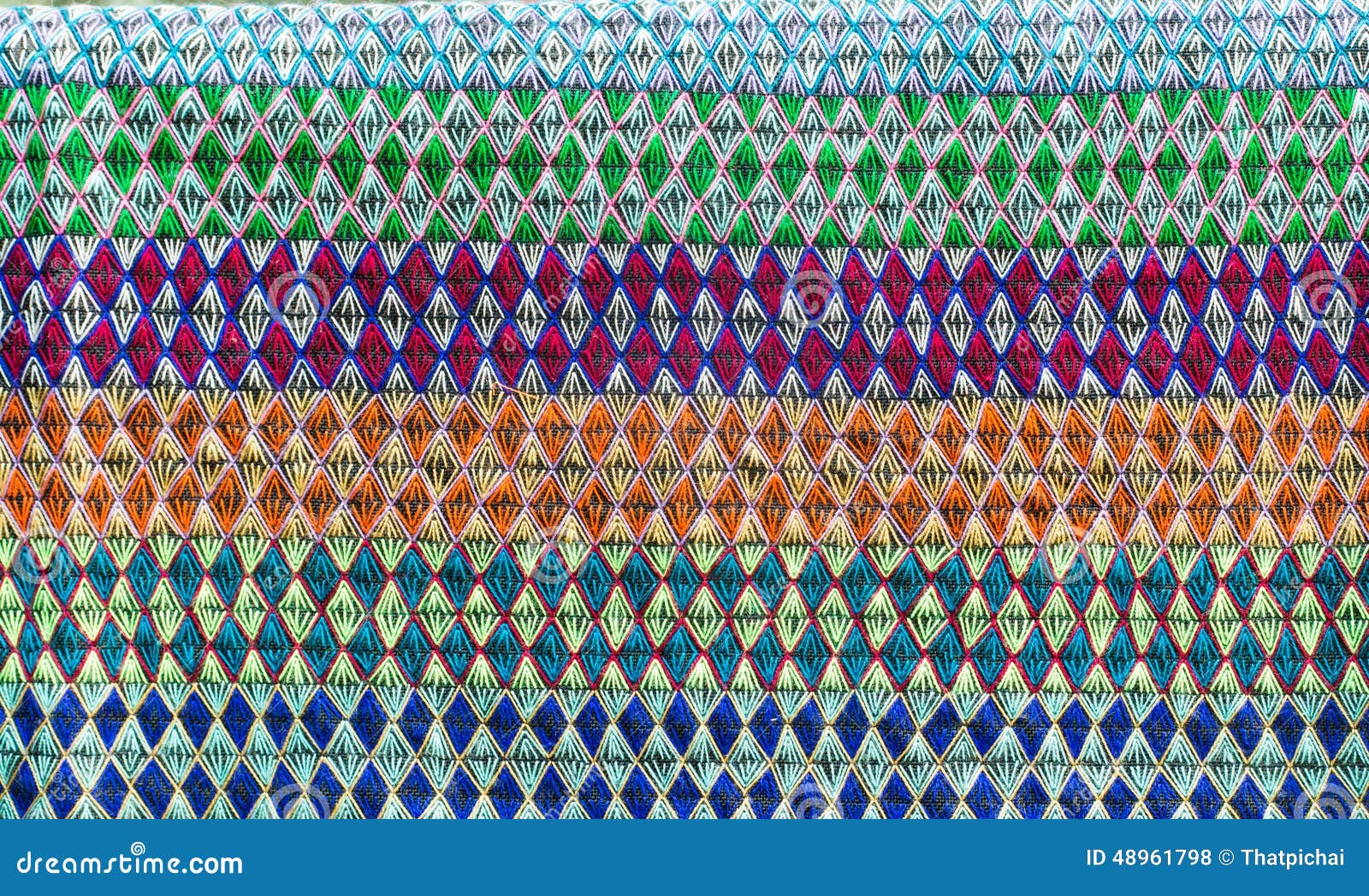 Embroidered Fabric Texture Stock Photo 43842102