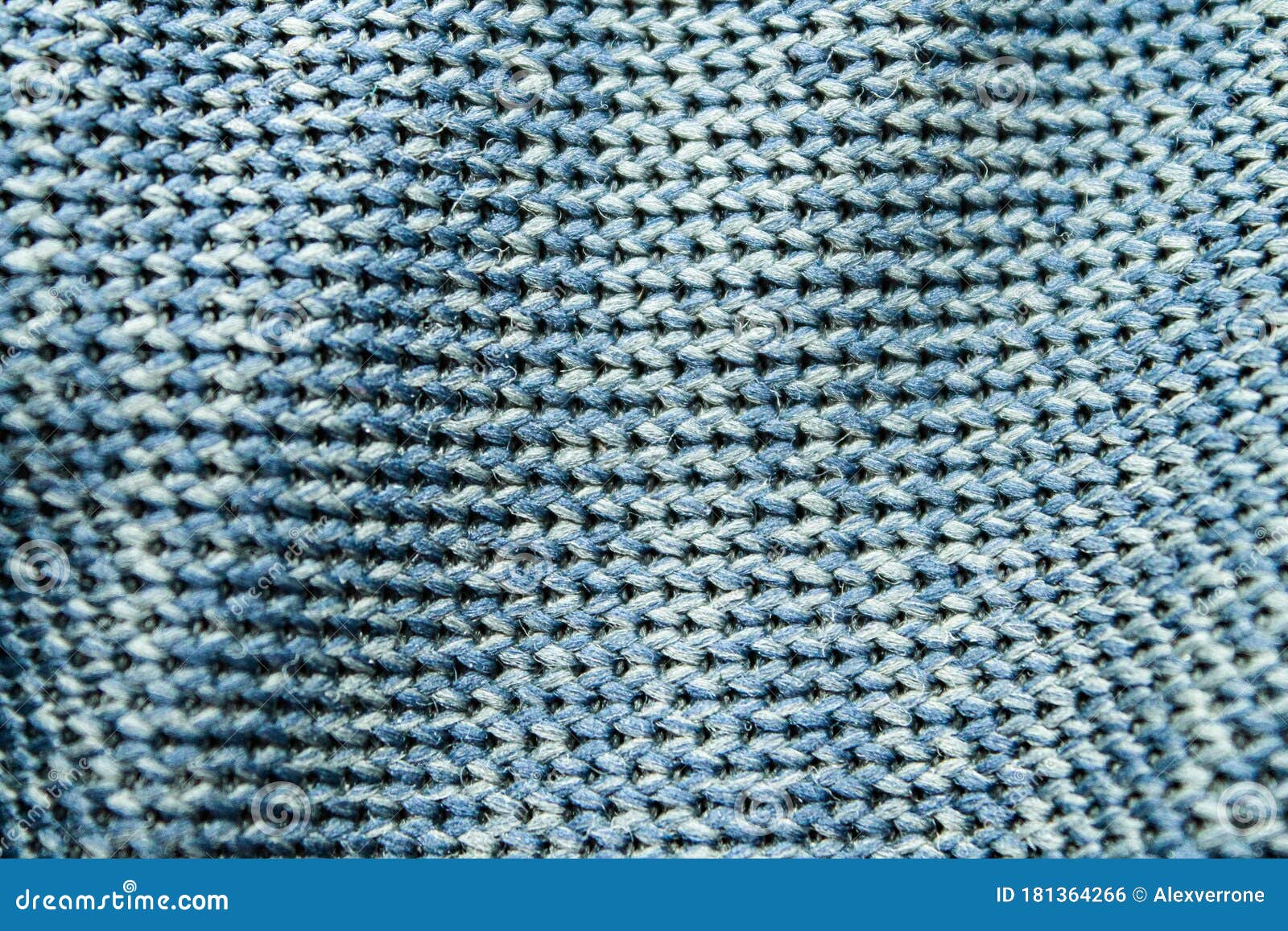 Embroidered Fabric Texture in Blue. Stock Photo Image of cloth