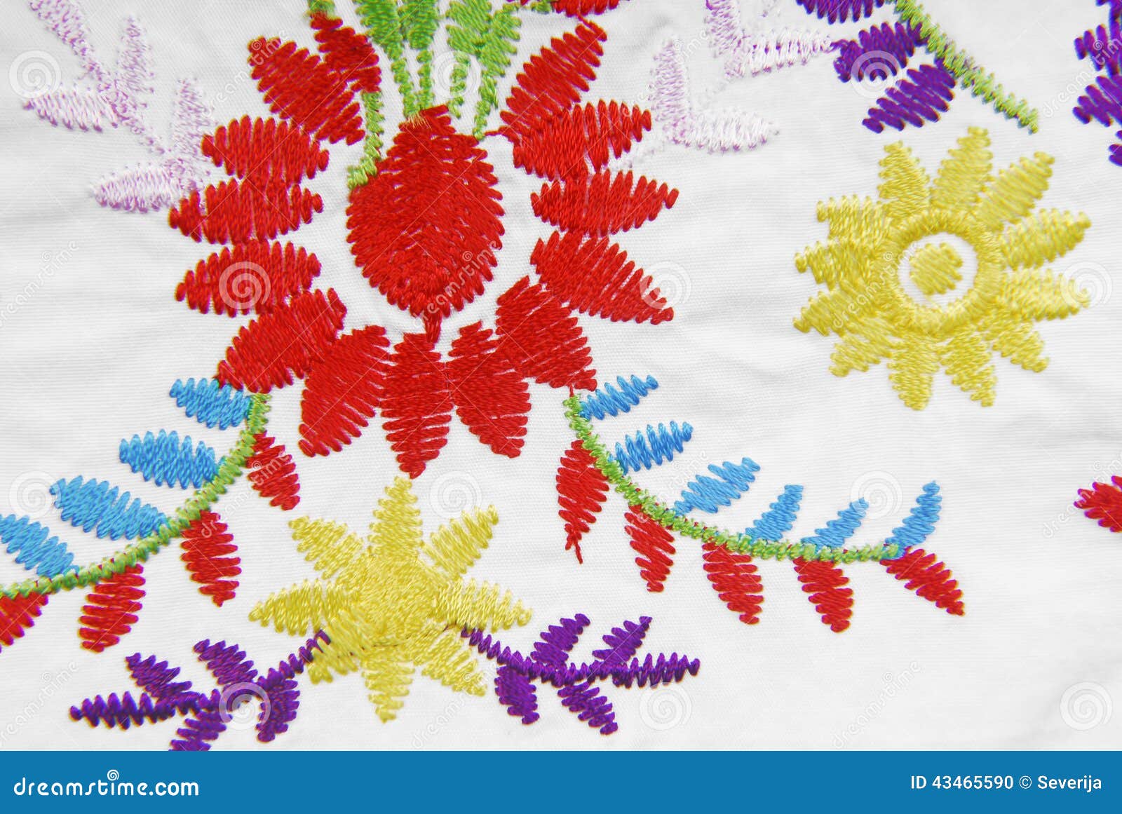 Embroidered fabric texture stock photo. Image of handcrafted 43465590