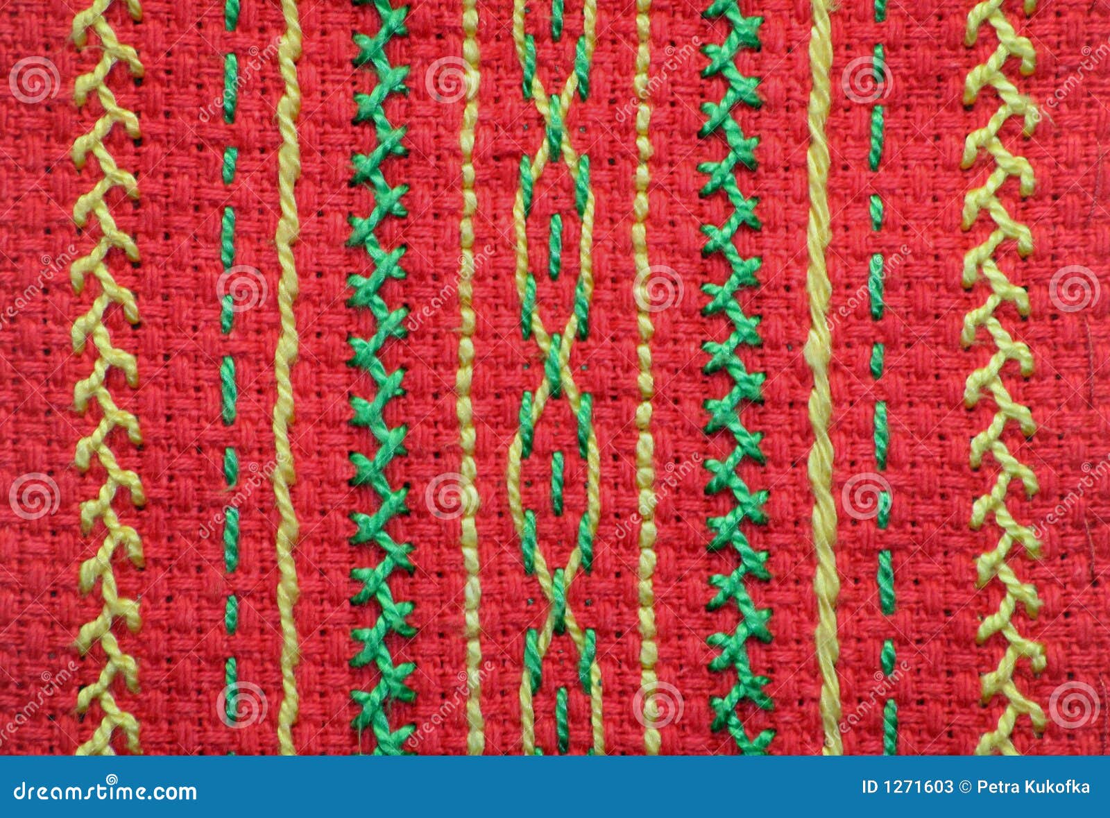 Embroidery stock image. Image of needlework, colorful 1271603
