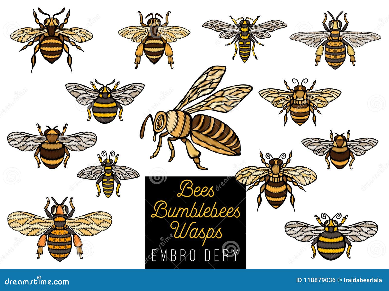 Engraving Illustration Of Honey Bee Stock Illustration - Download