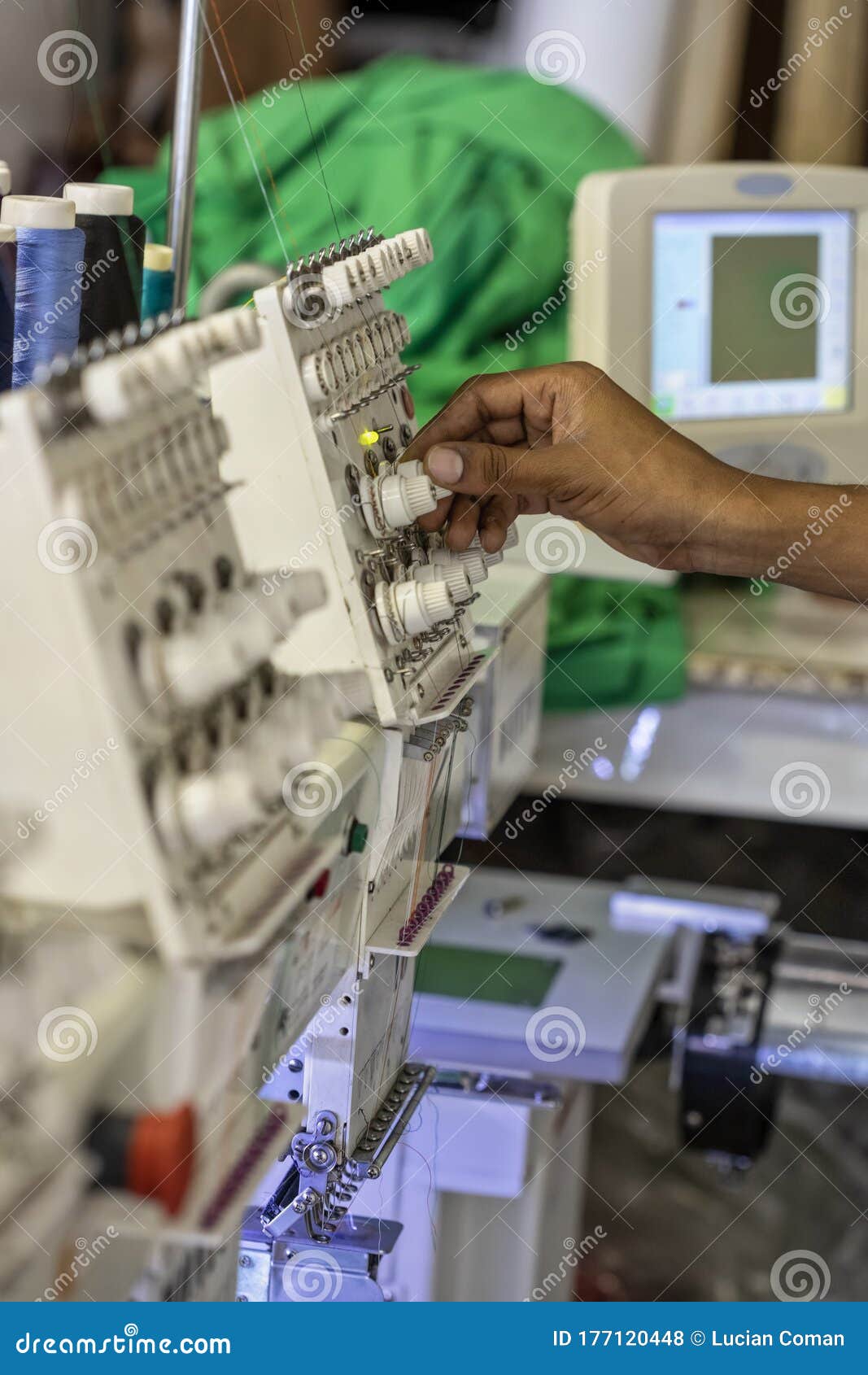 Embroidery machine stock photo. Image of africa, agrican 177120448
