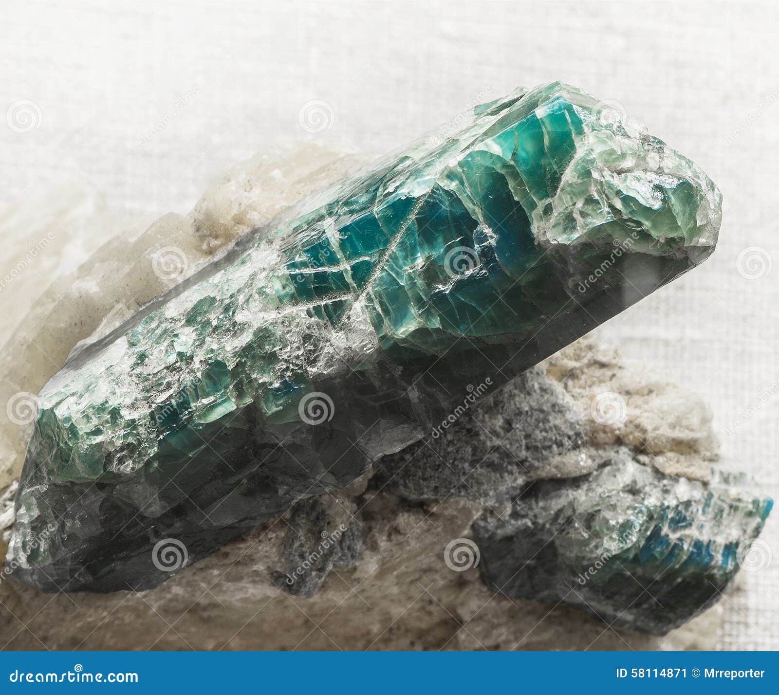 Emerald stock image. Image of rock, tourmaline, geology - 58114871