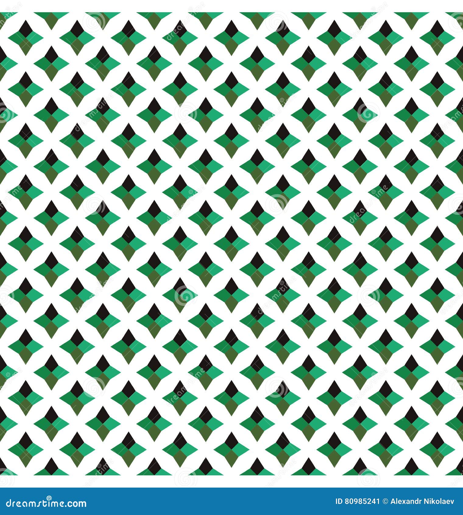 Emerald Geometry Seamless Pattern. Business Background. Stock Vector