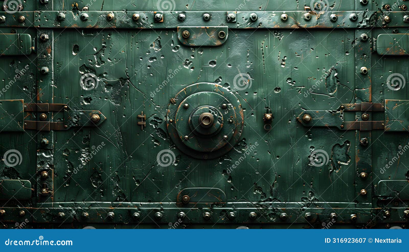 emerald green steel canvas artwork - minimalist metal 