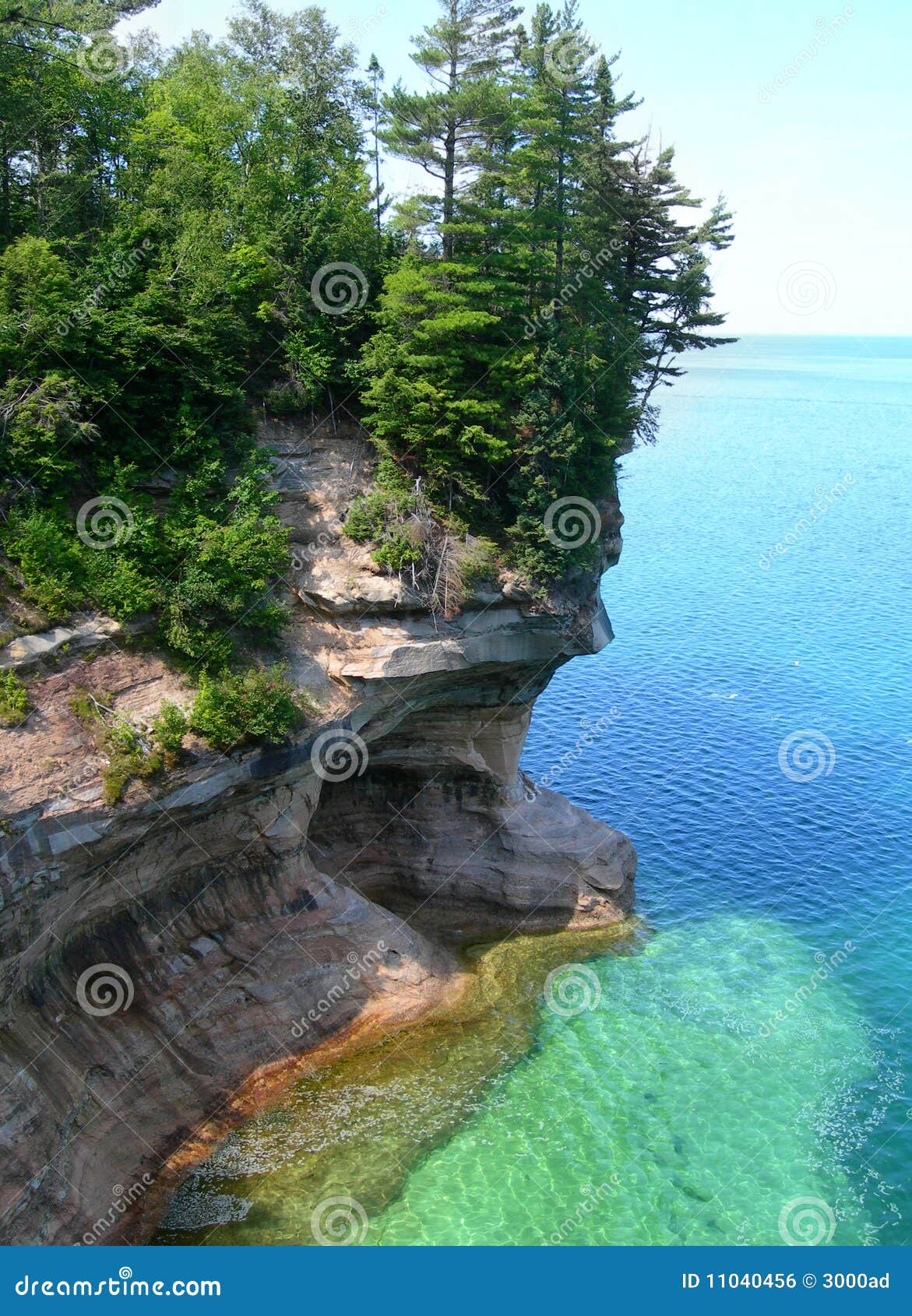 Emerald Waters on Lake Superior Stock Photo Image of water, summer