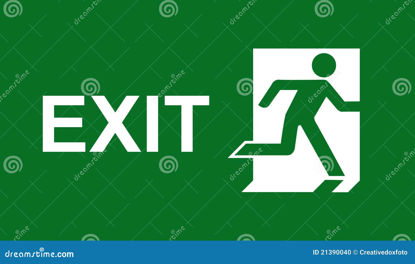 Amazon.com: Eco Friendly Fire Exit - Running Man Right Logo - 150 X 150mm :  Everything Else