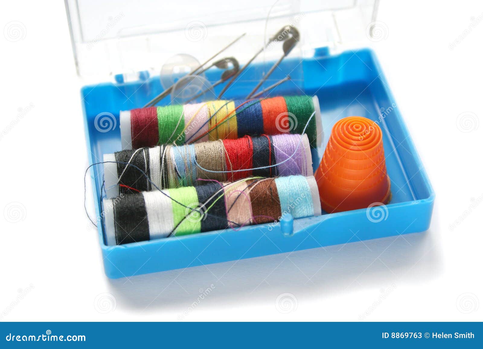 Emergency Sewing Kit stock image. Image of colours, plastic - 8869763