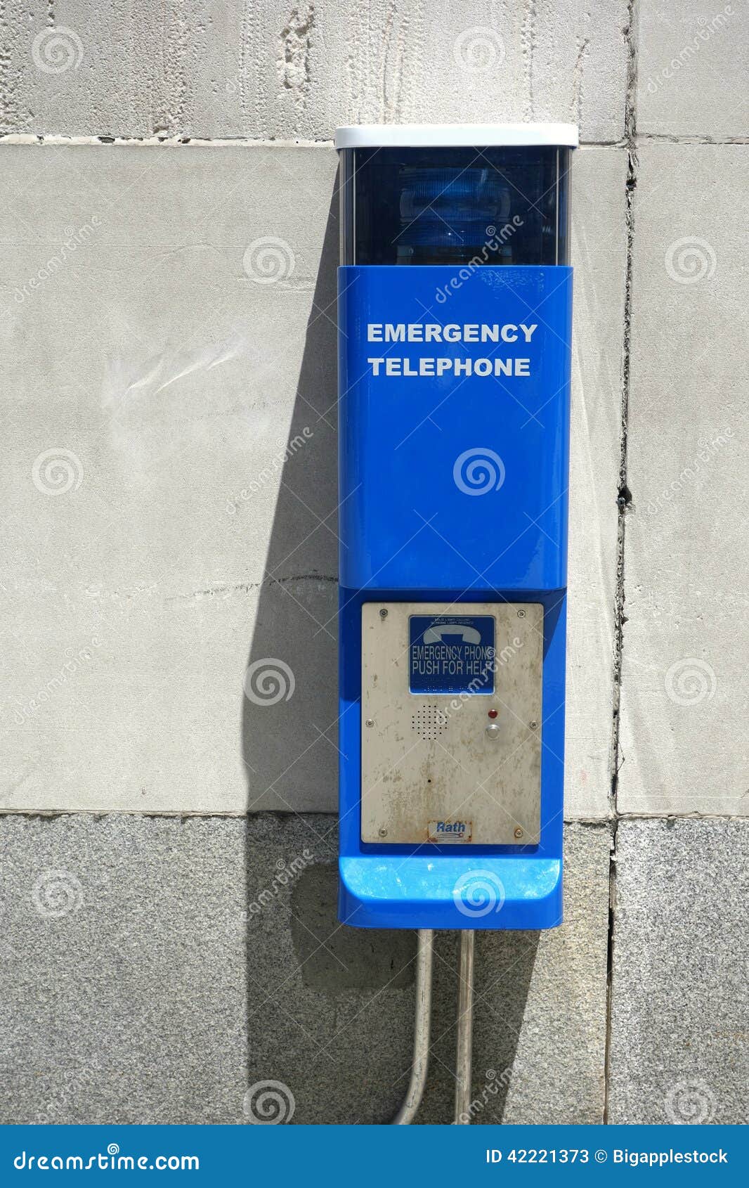 Emergency Telephone stock image. Image of telephone, alert 42221373