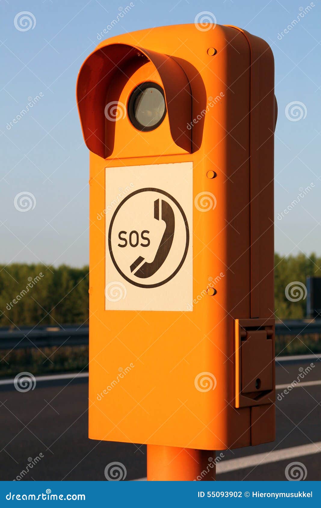 Emergency Telephone at the Roadside Stock Photo Image of emergency