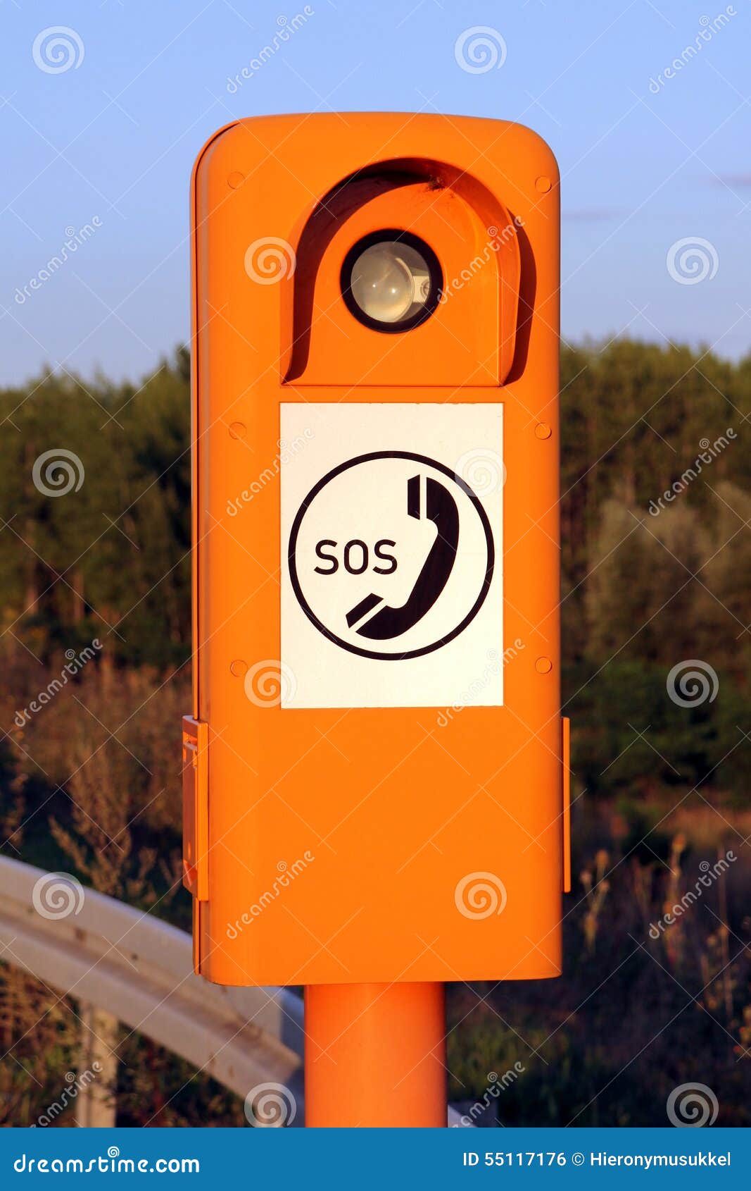 Emergency Telephone at the Roadside Stock Photo Image of automobile
