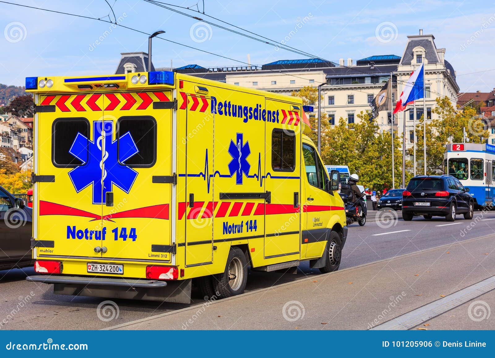 Emergency Van in Zurich, Switzerland 