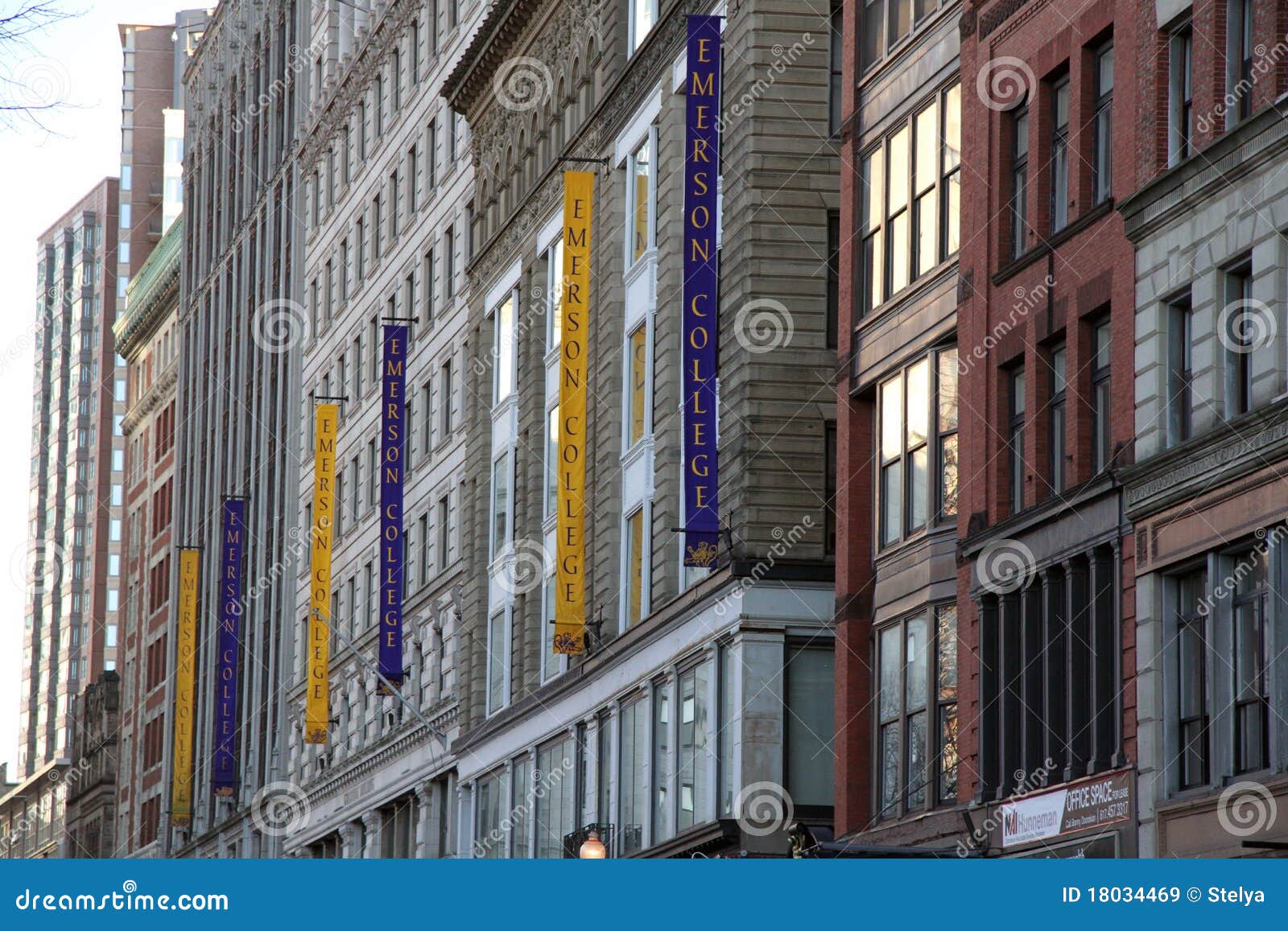 Emerson College Boston MA editorial stock image. Image of emerson 18034469