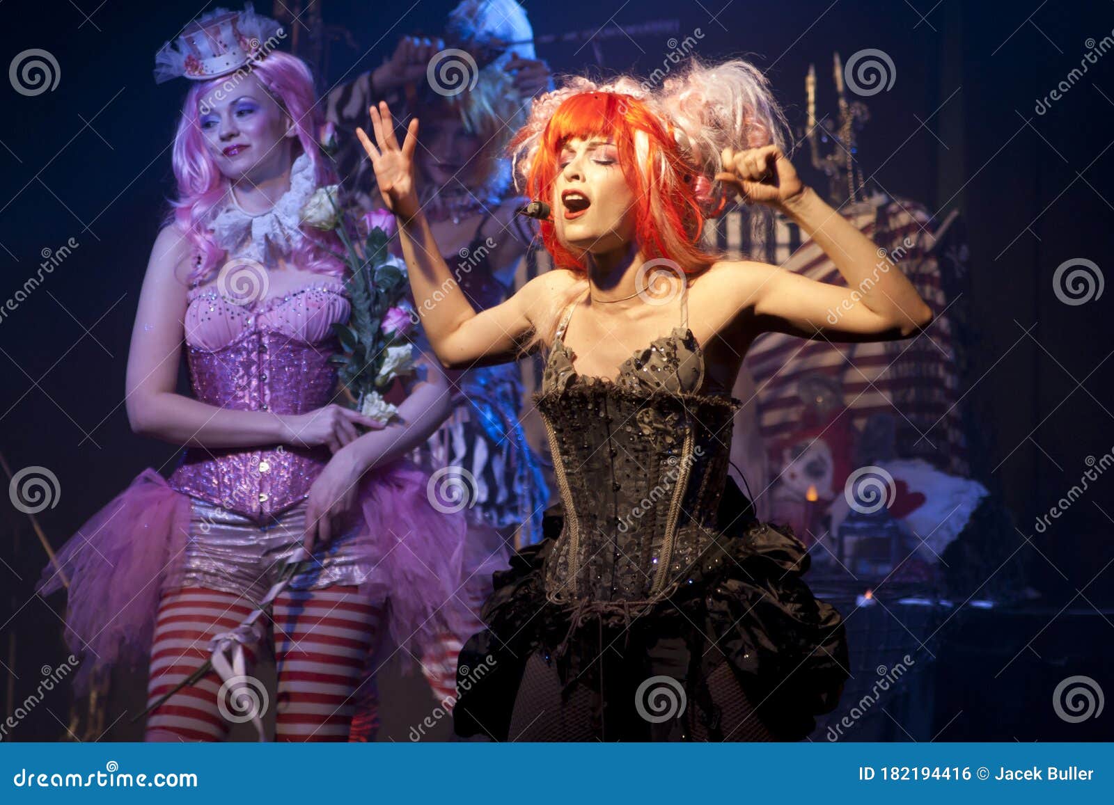 Emilie Autumn Concert At The Club Progresja In Warsaw Poland 2 04 09 Editorial Photo Image Of Lights Autumn