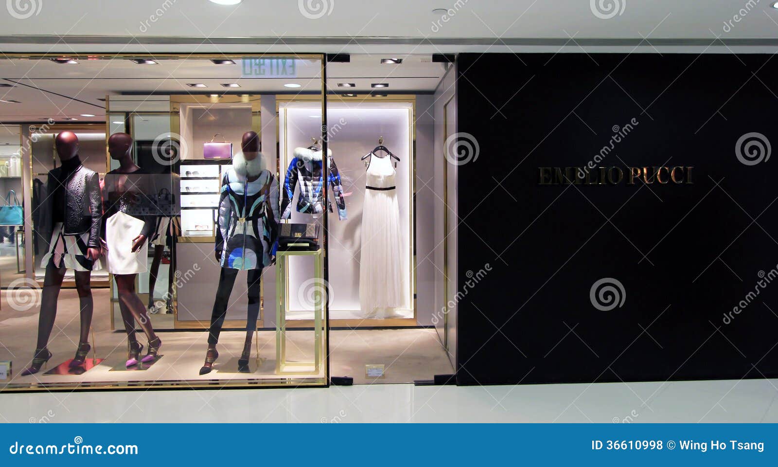 Emilio Pucci Shop in Hong Kong Editorial Stock Photo - Image of mall,  retailer: 36610998