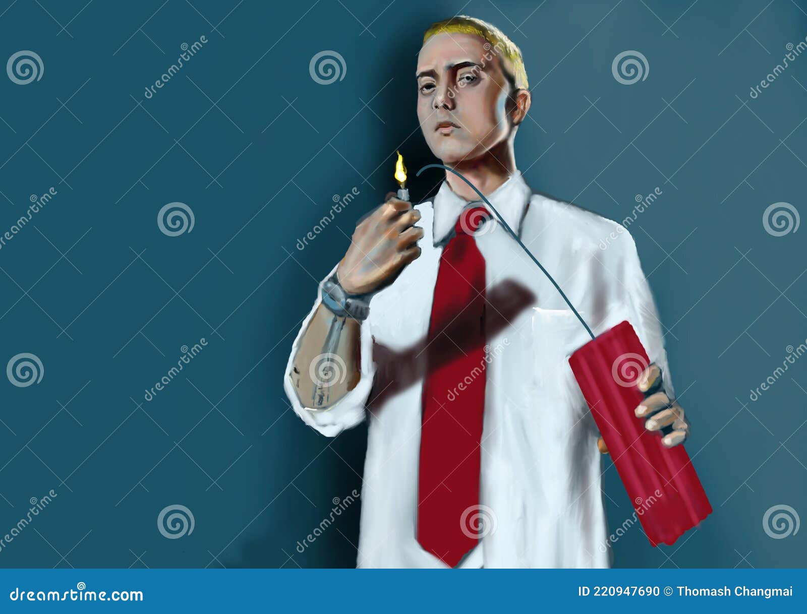 Eminem the Rap God, Illustration. Stock Illustration Illustration of