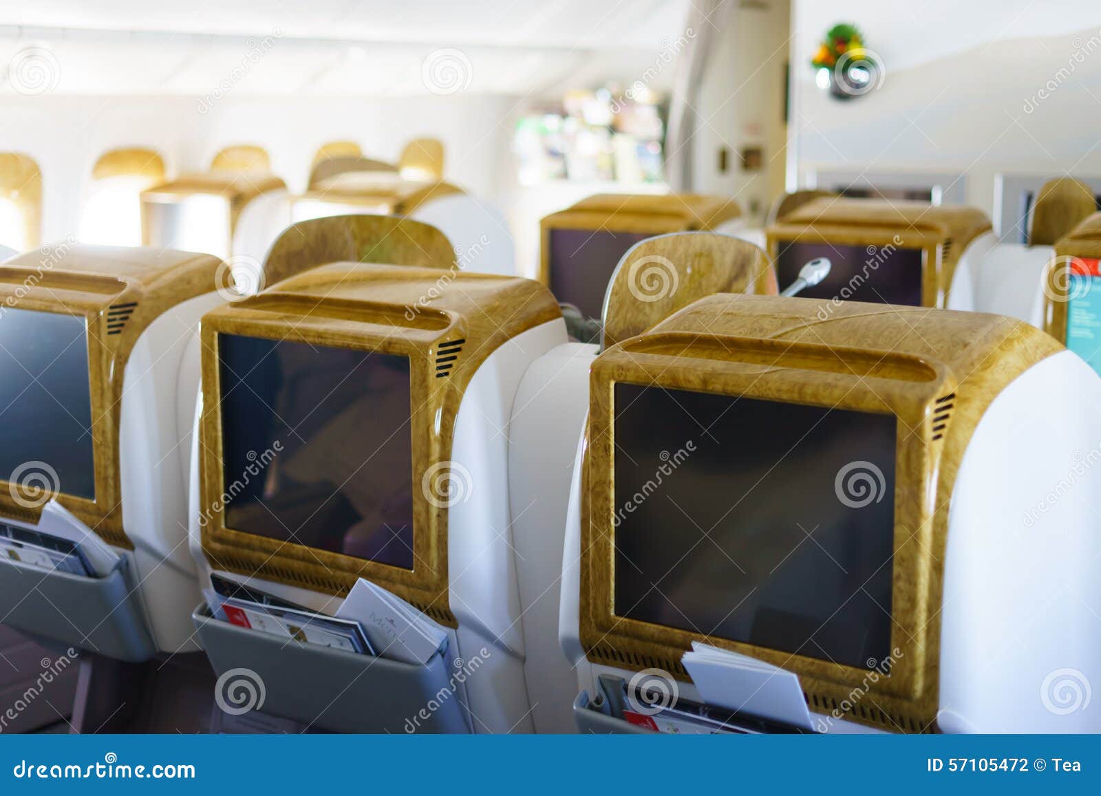 Emirates Boeing 777 300er Aircraft Interior Editorial