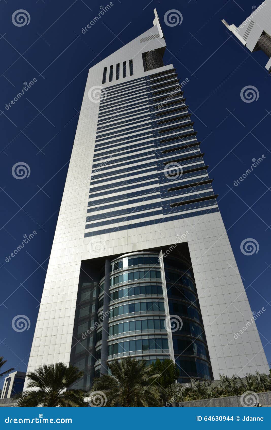 Emirates Office Tower Dubai Uae Editorial Stock Image Image Of