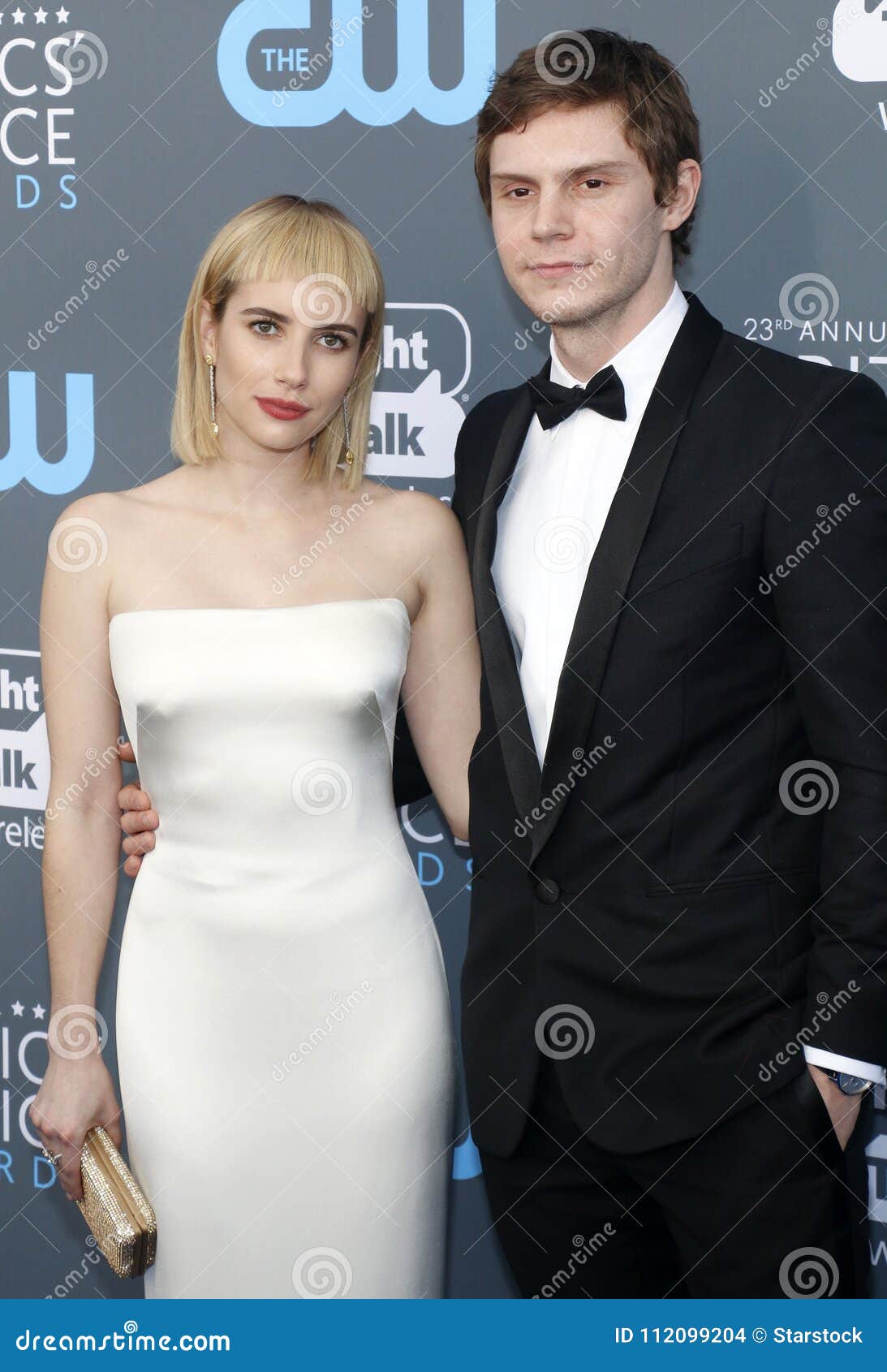 Emma Roberts and Evan Peters Editorial Stock Image - Image of january ...