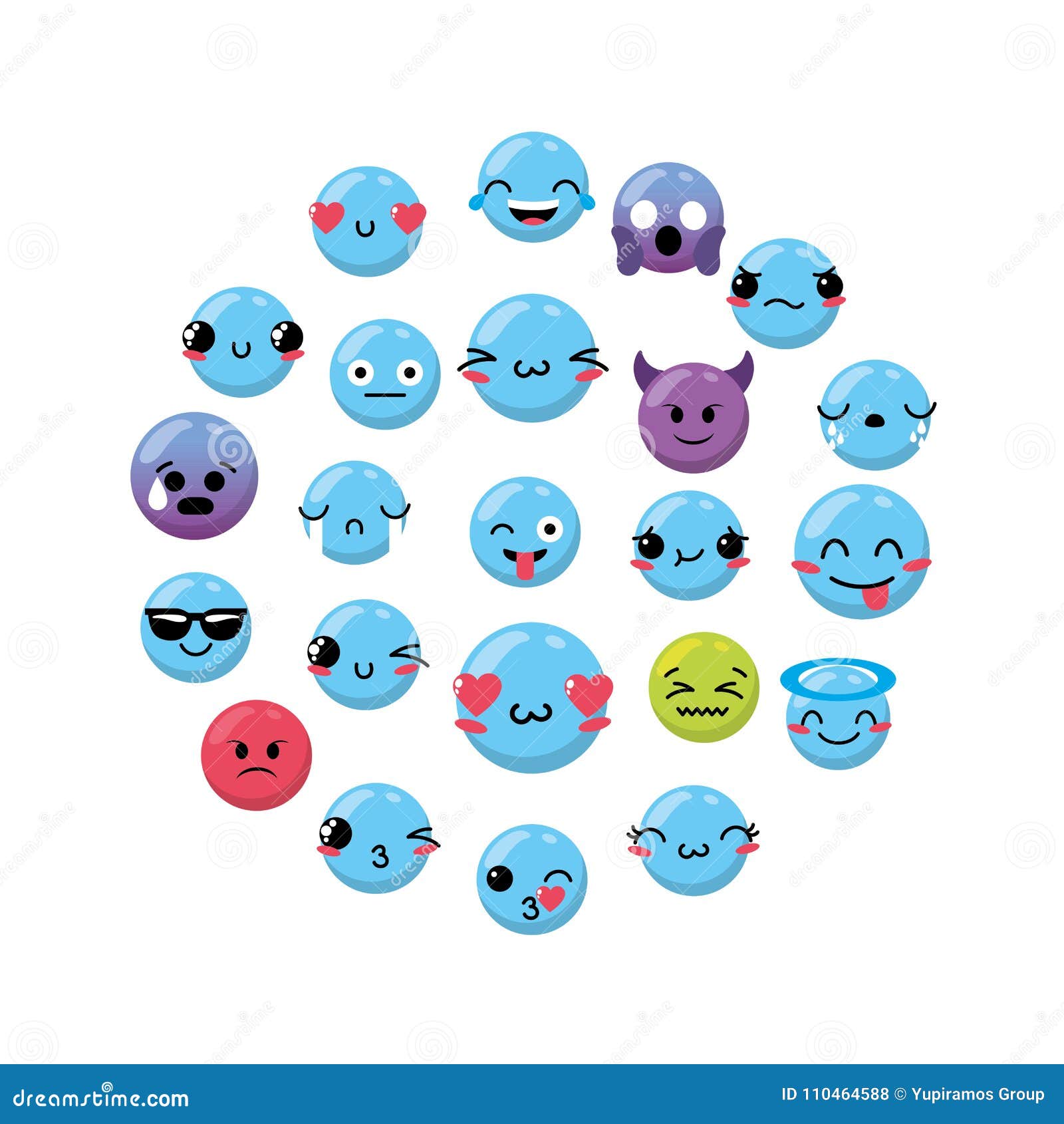 emoji emtion expresion backgroun 