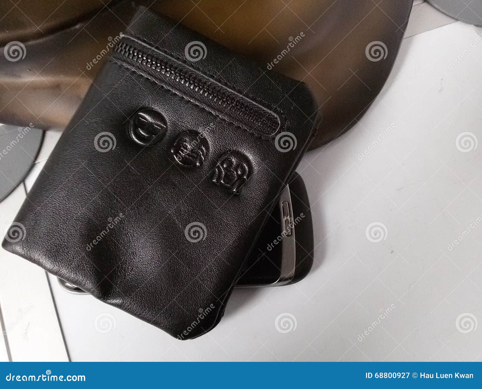 Emoji leather wallet stock image. Image of communication 68800927