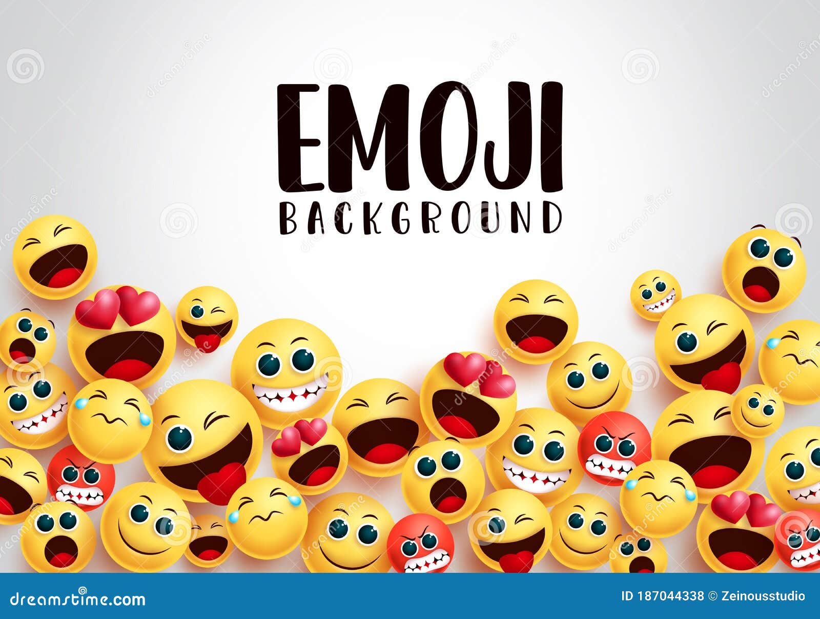 Hãy tận hưởng mẫu vector nền Emoji cười đáng yêu của chúng tôi. Sự tươi vui và sống động của những hình ảnh này sẽ đem lại cho bạn những trải nghiệm không thể quên trong cuộc sống.
