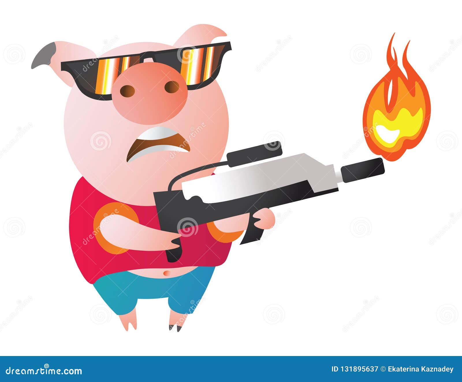 2019猪年新年红红火火手绘卡通吉祥猪猪模板免费下载_psd格式_650像素_编号33322027-千图网