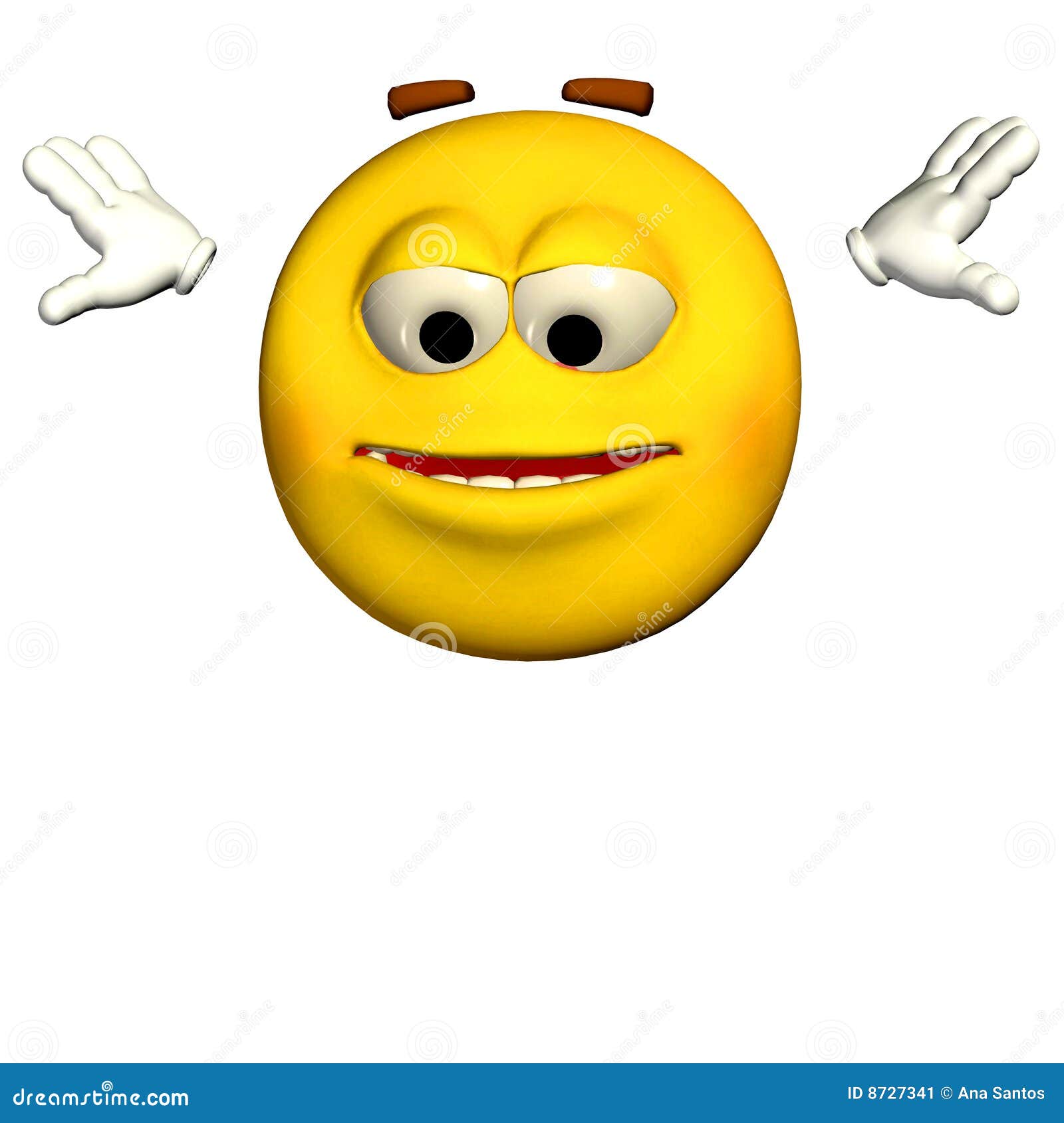 Emoticon Bouncing stock illustration. Illustration of cartoon 8727341