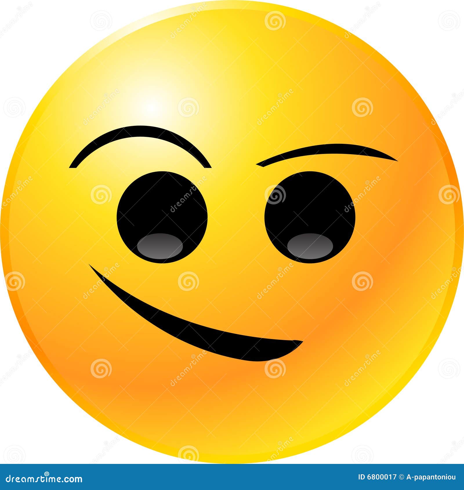 Emoticon-smiley-Gesicht vektor abbildung. Illustration von idee - 6800017