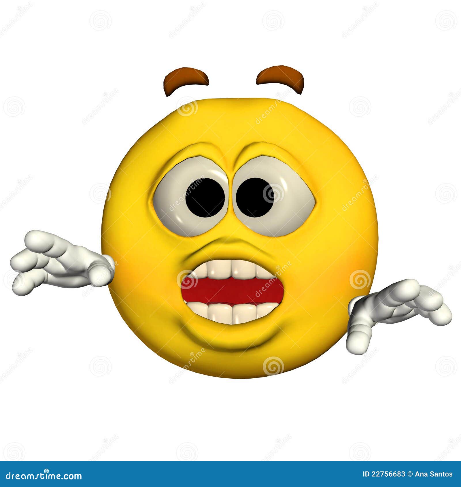 Emoticon - Surprised Stock Photos - Image: 22756683