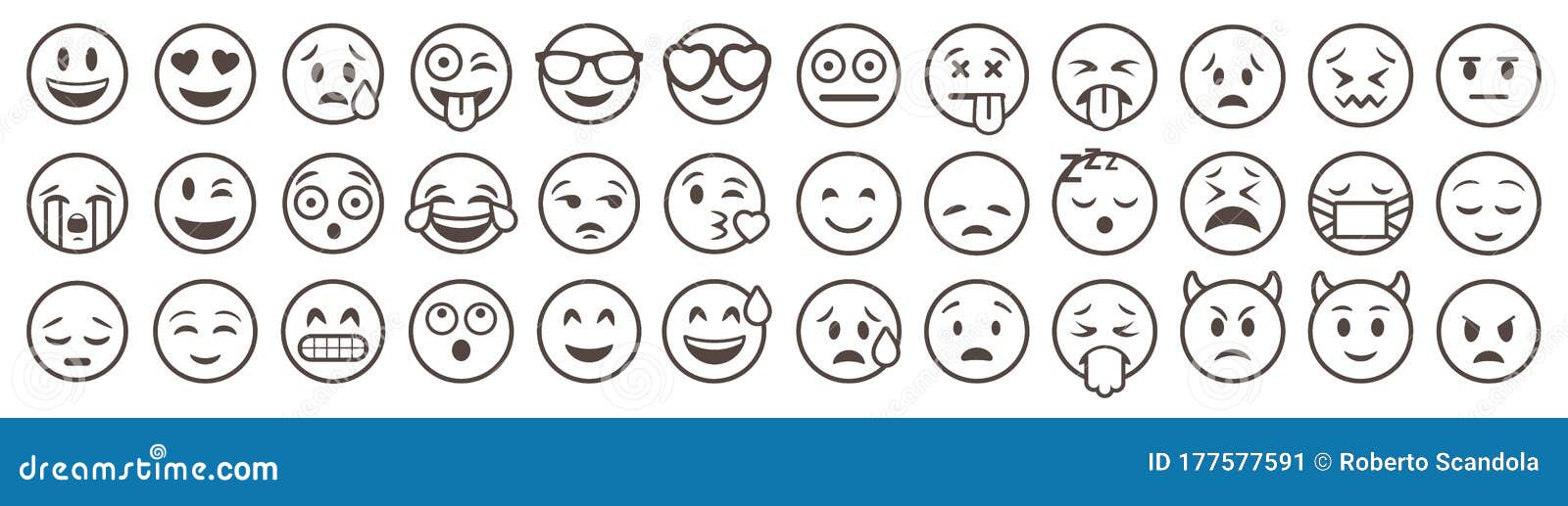 emotion smiley faces coloring pages