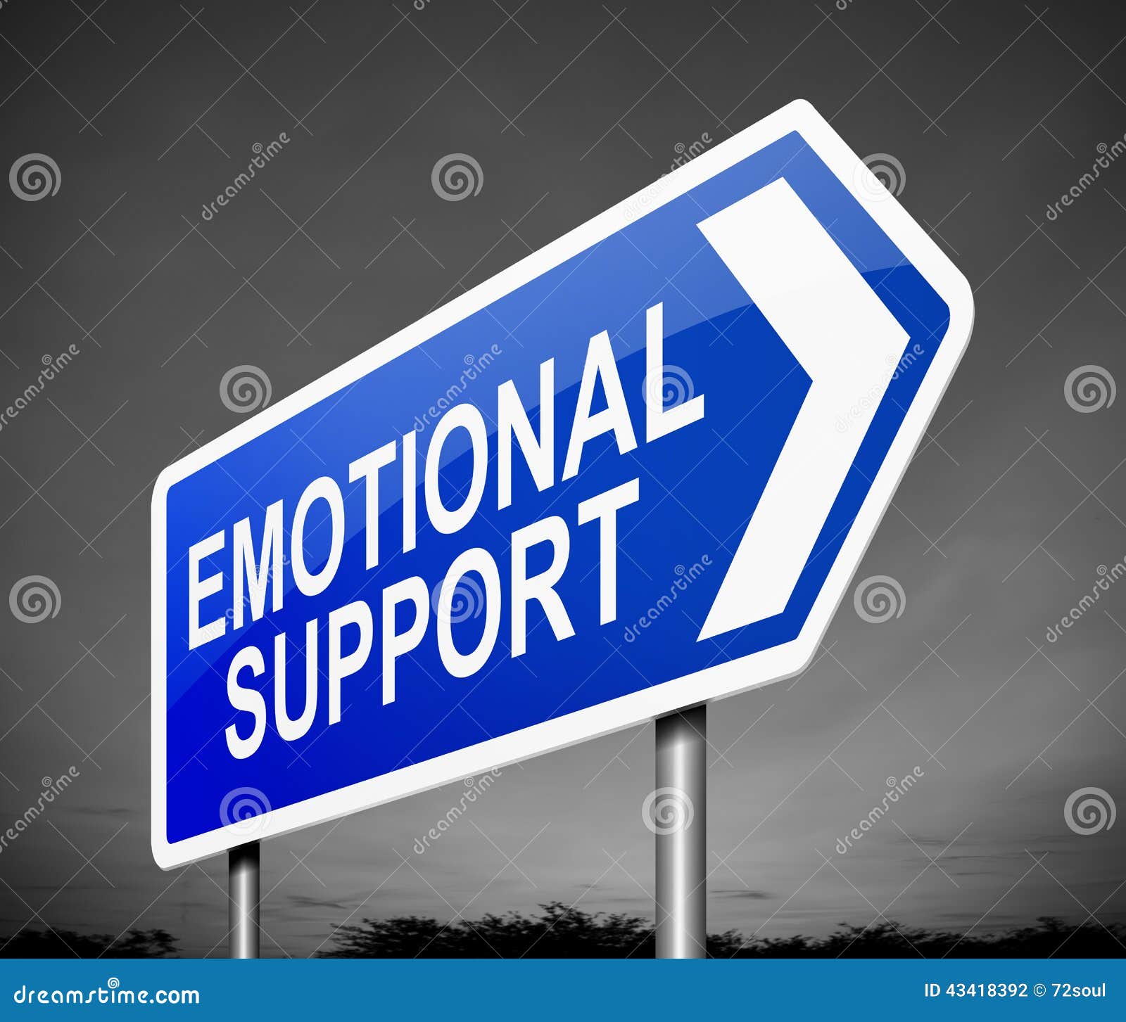 emotional support concept.