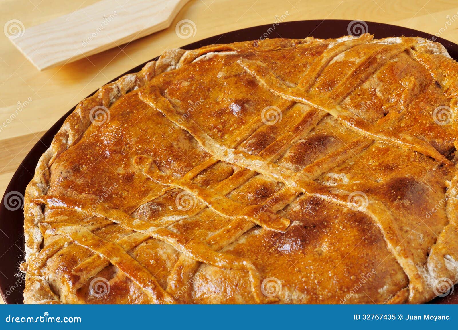 empanada gallega, savory stuffed cake typical of galicia, spain