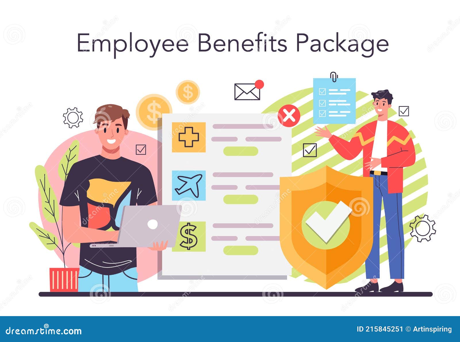 employee-benefits-package-concept-compensation-supplementing-employee