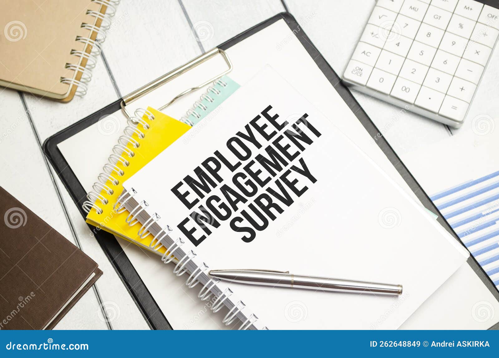 Employee Engagement Survey . Conceptual Background with Chart ,papers