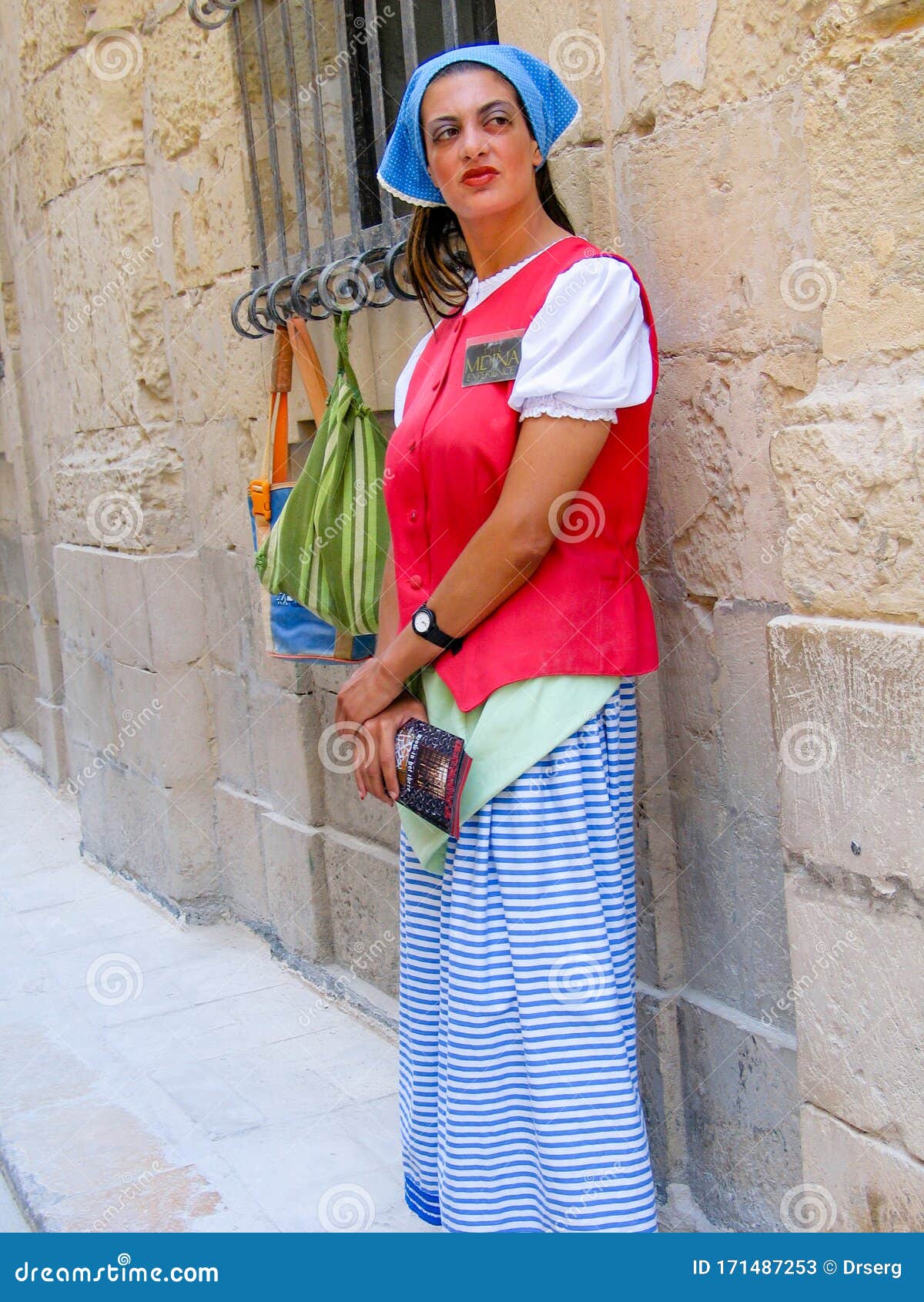 Employee of the Historical Audio-visual Show Editorial Stock Photo - Image of mediterranean, headscarf: 171487253