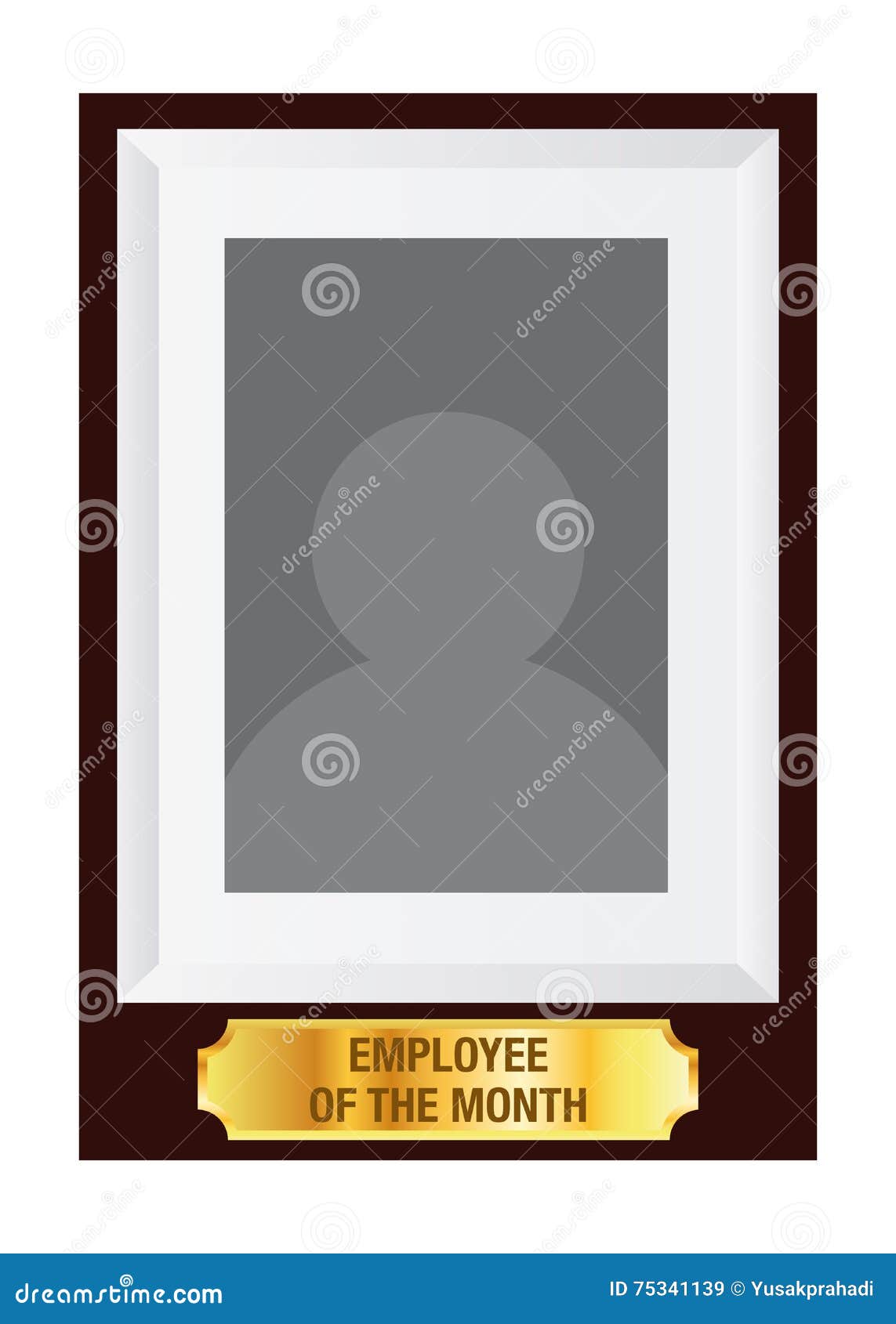 Employee Of The Month Photo Frame Template Stock Vector Illustration employee-of-the-month-photo-frame-template-stock-vector-illustration