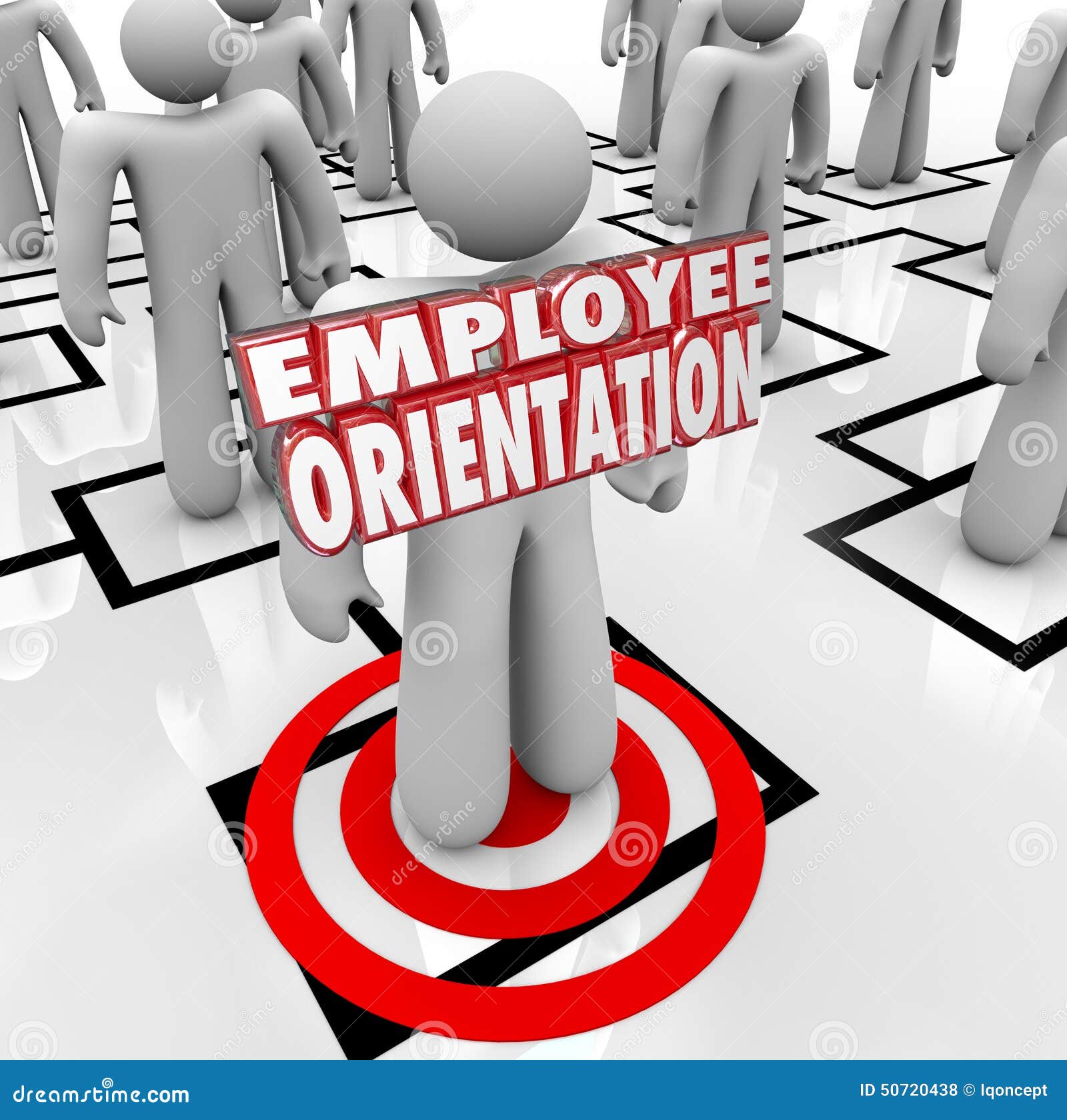 employee orientation words new worker organization chart