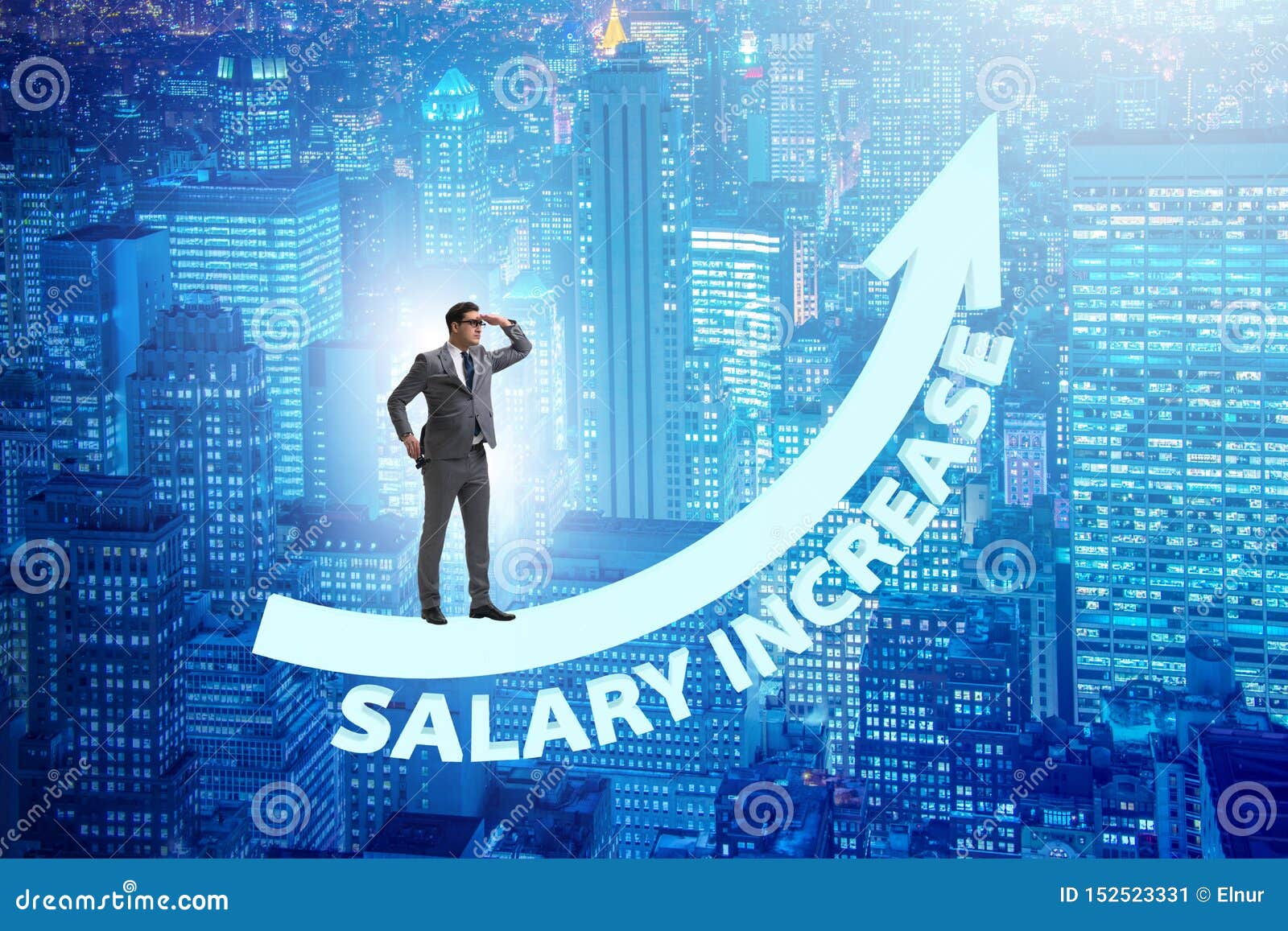 Employee in Salary Increase Concept Stock Image Image of forecast