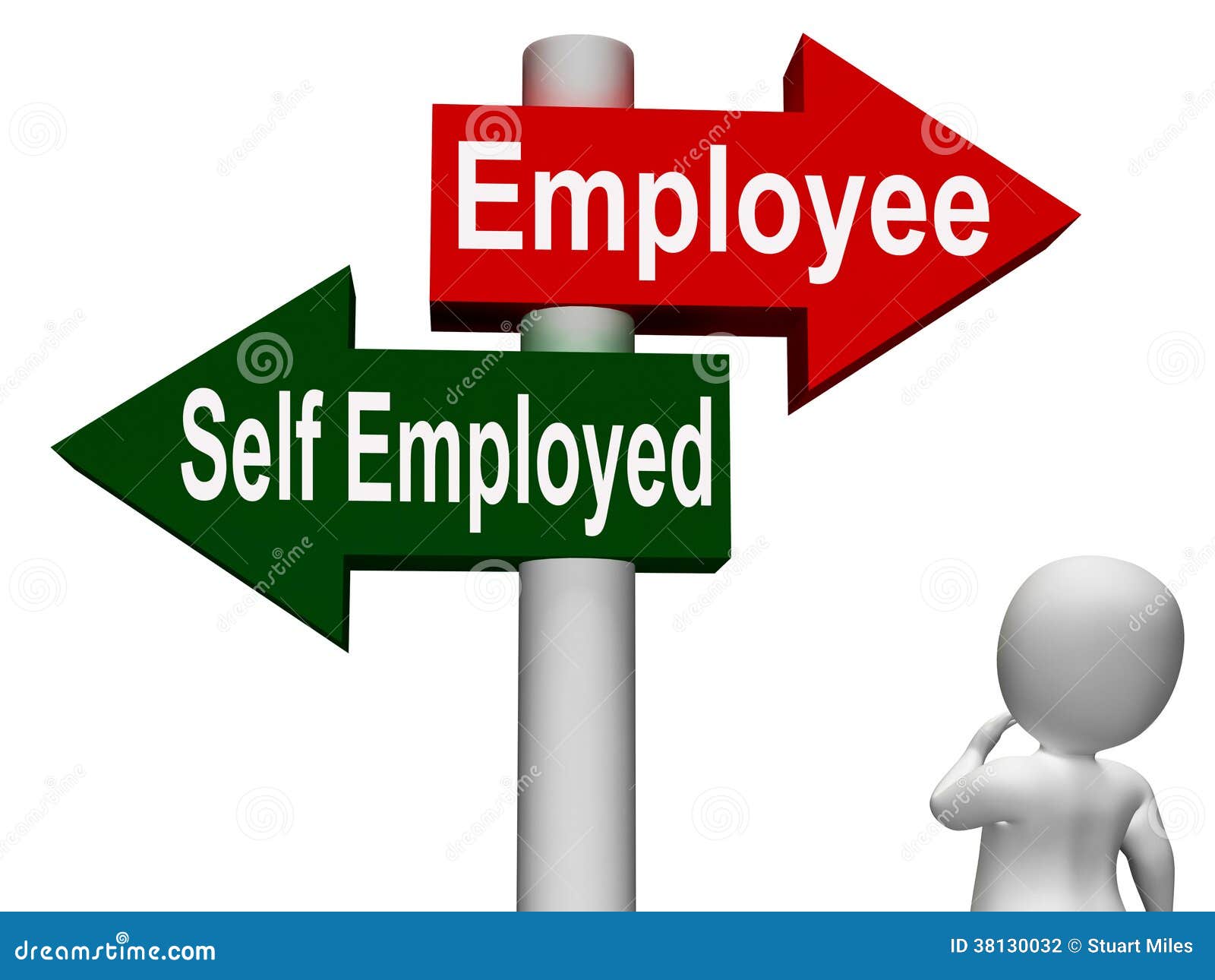 employee self employed signpost