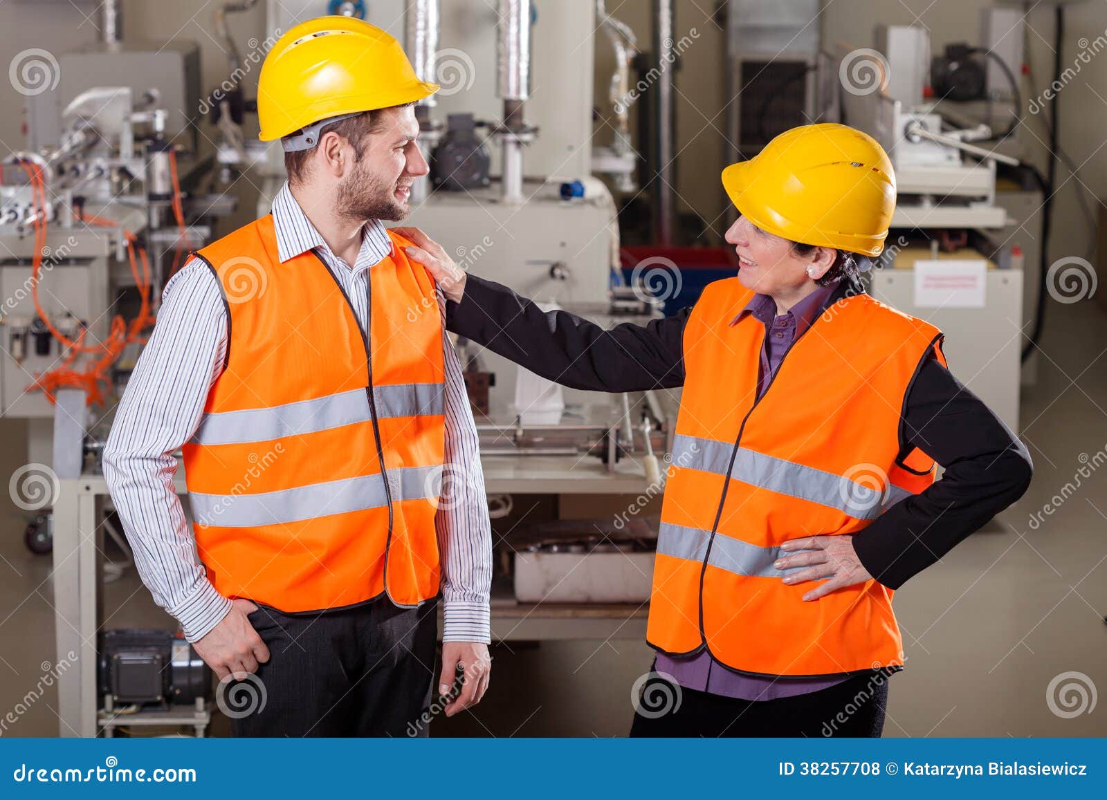 Employees at Production Area Stock Photo Image of area, industrial 38257708